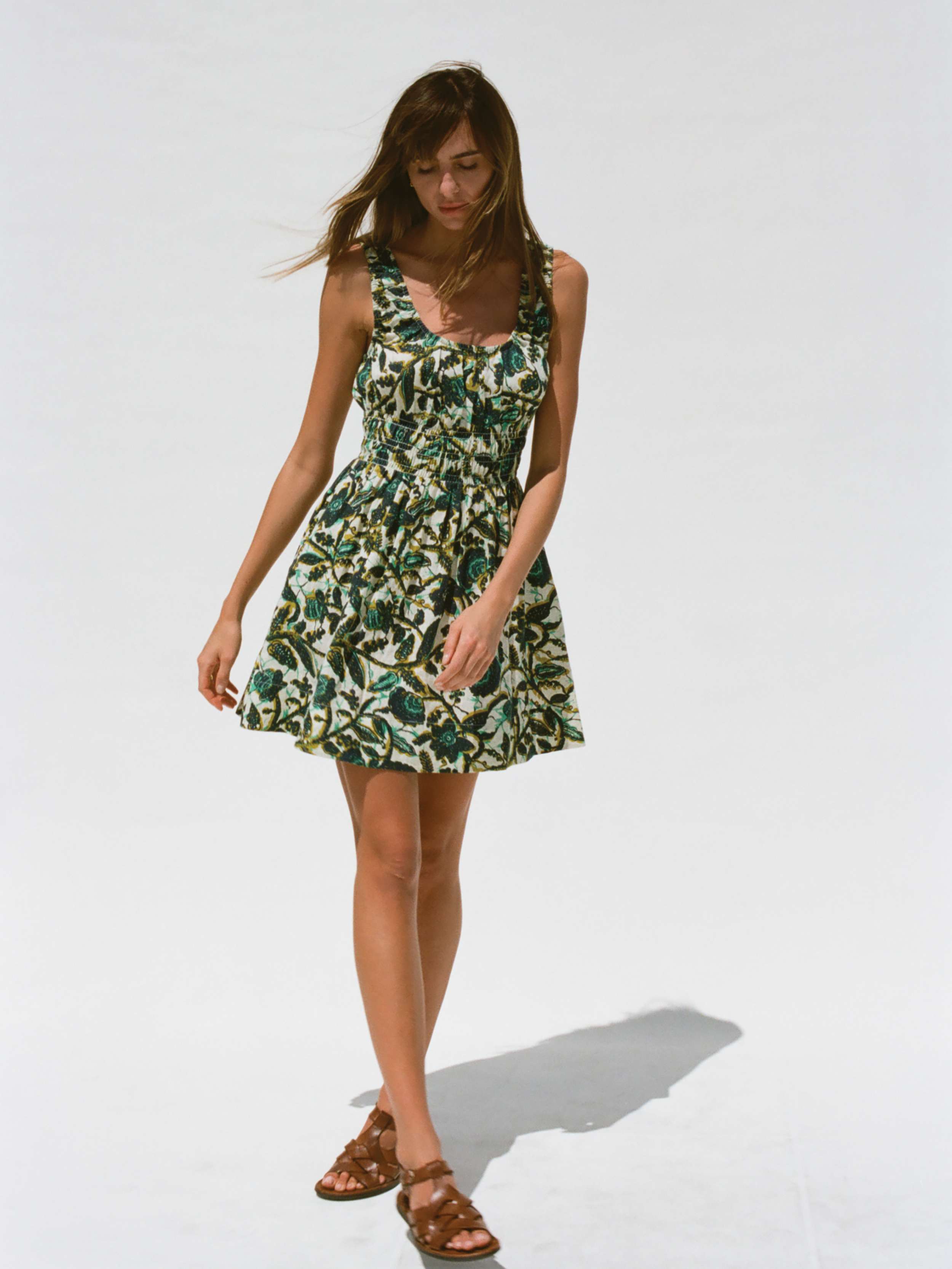 Montecito Linen Mini Dress - Tropics | Faherty Brand