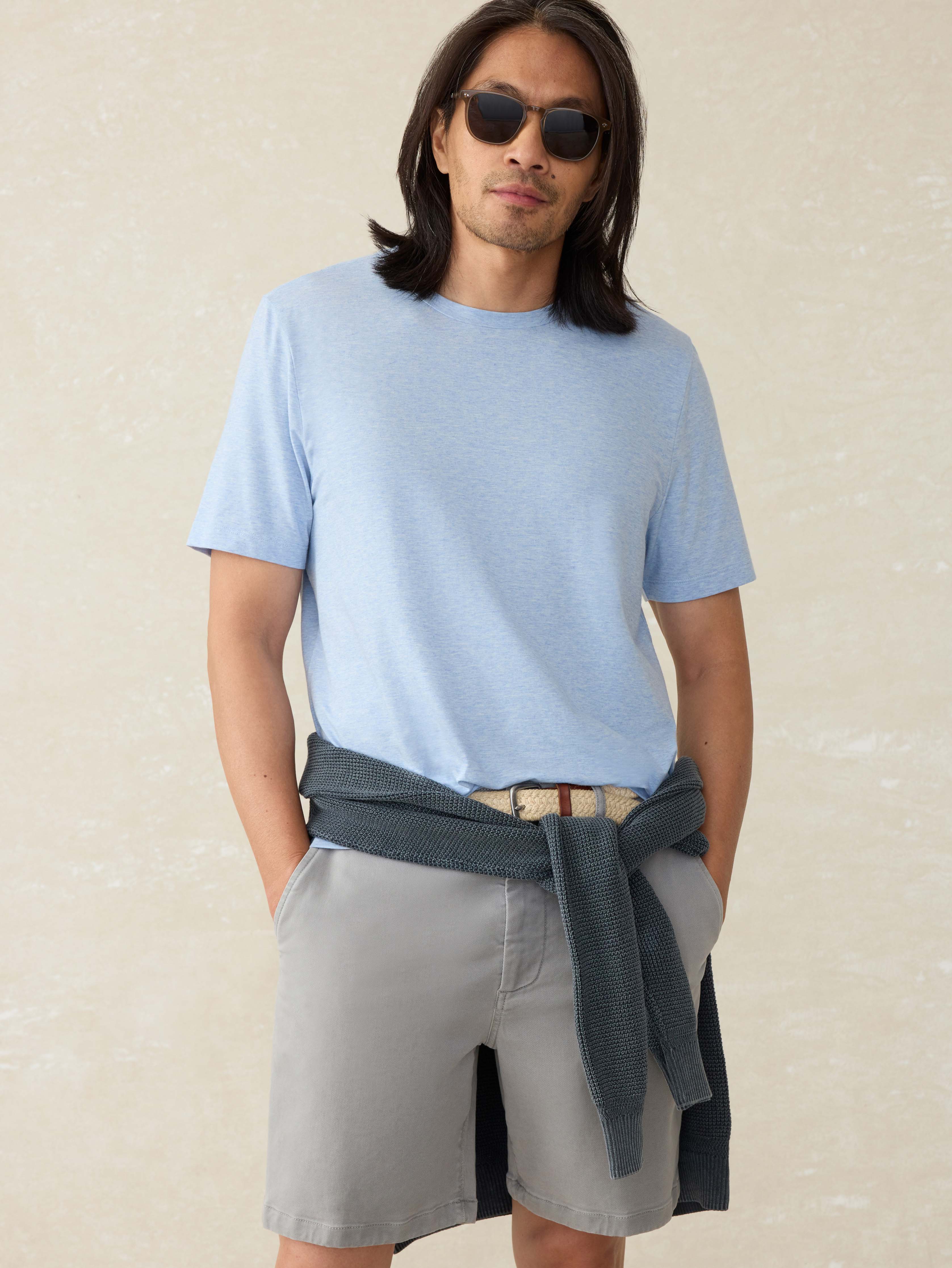 Short-Sleeve Movement™ T-Shirt - Cardiff Blue Heather | Faherty Brand