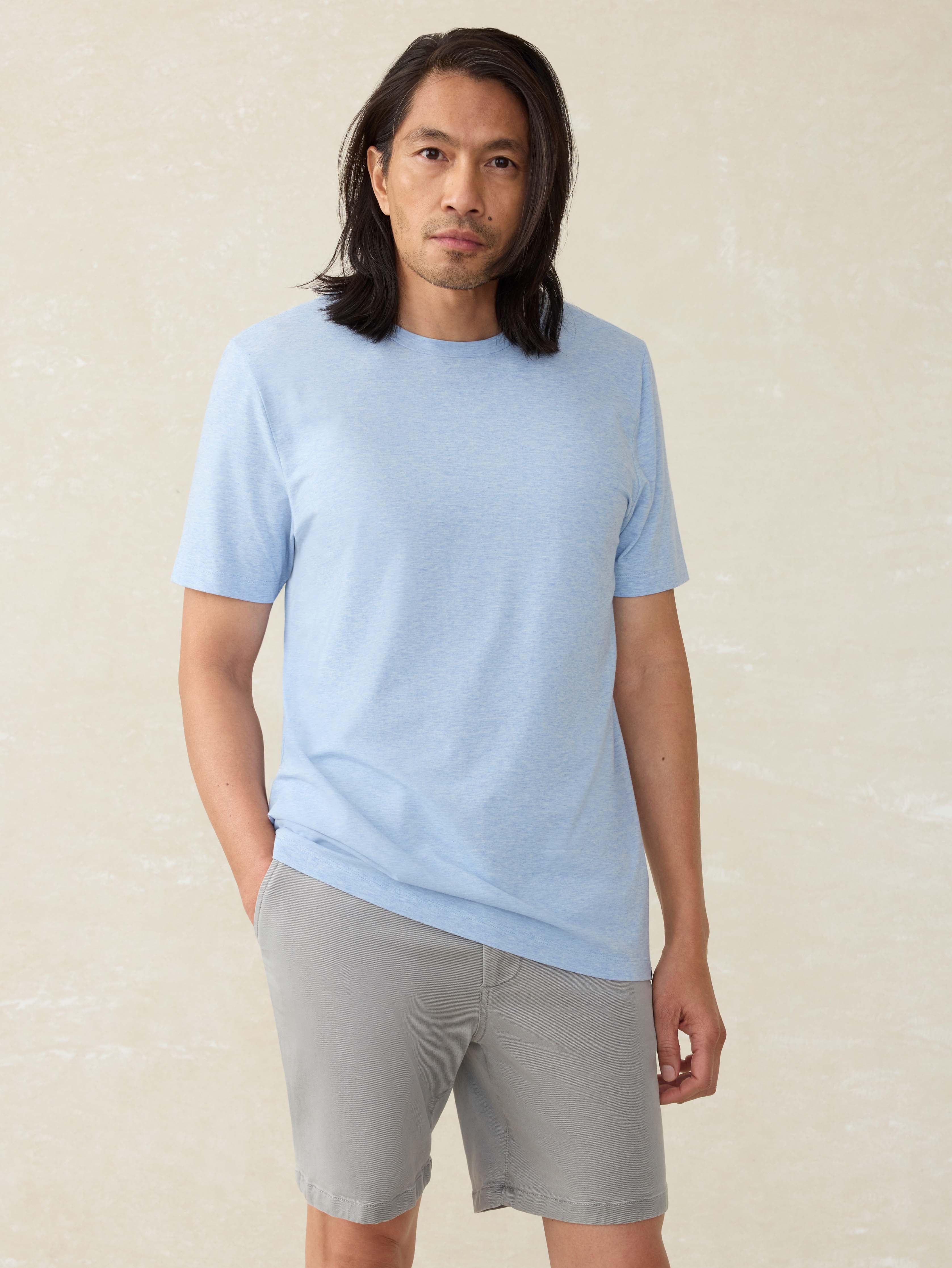 Short-Sleeve Movement™ T-Shirt - Cardiff Blue Heather | Faherty Brand