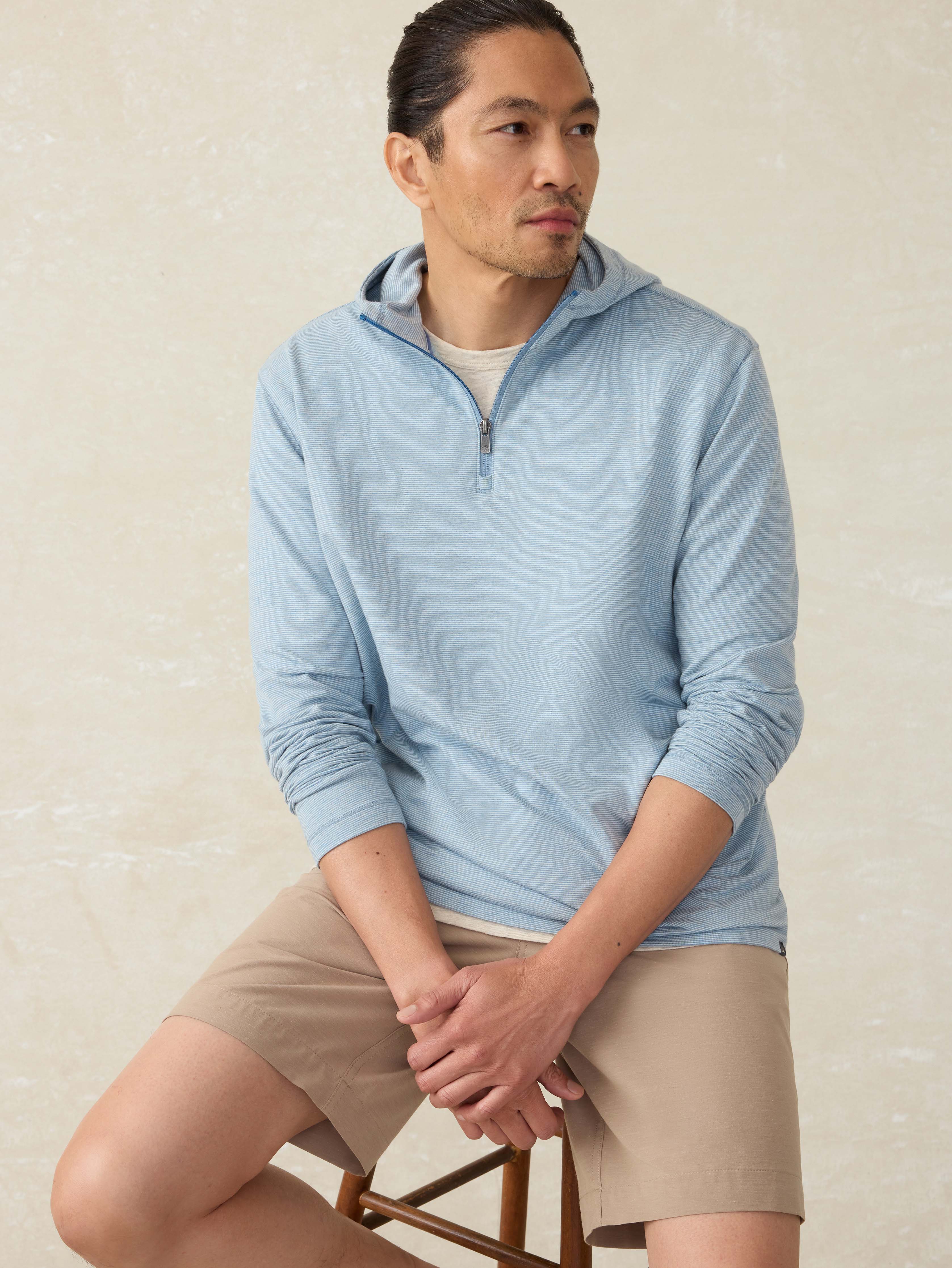 Movement™ Hoodie - Channel Cove Stripe | Faherty Brand