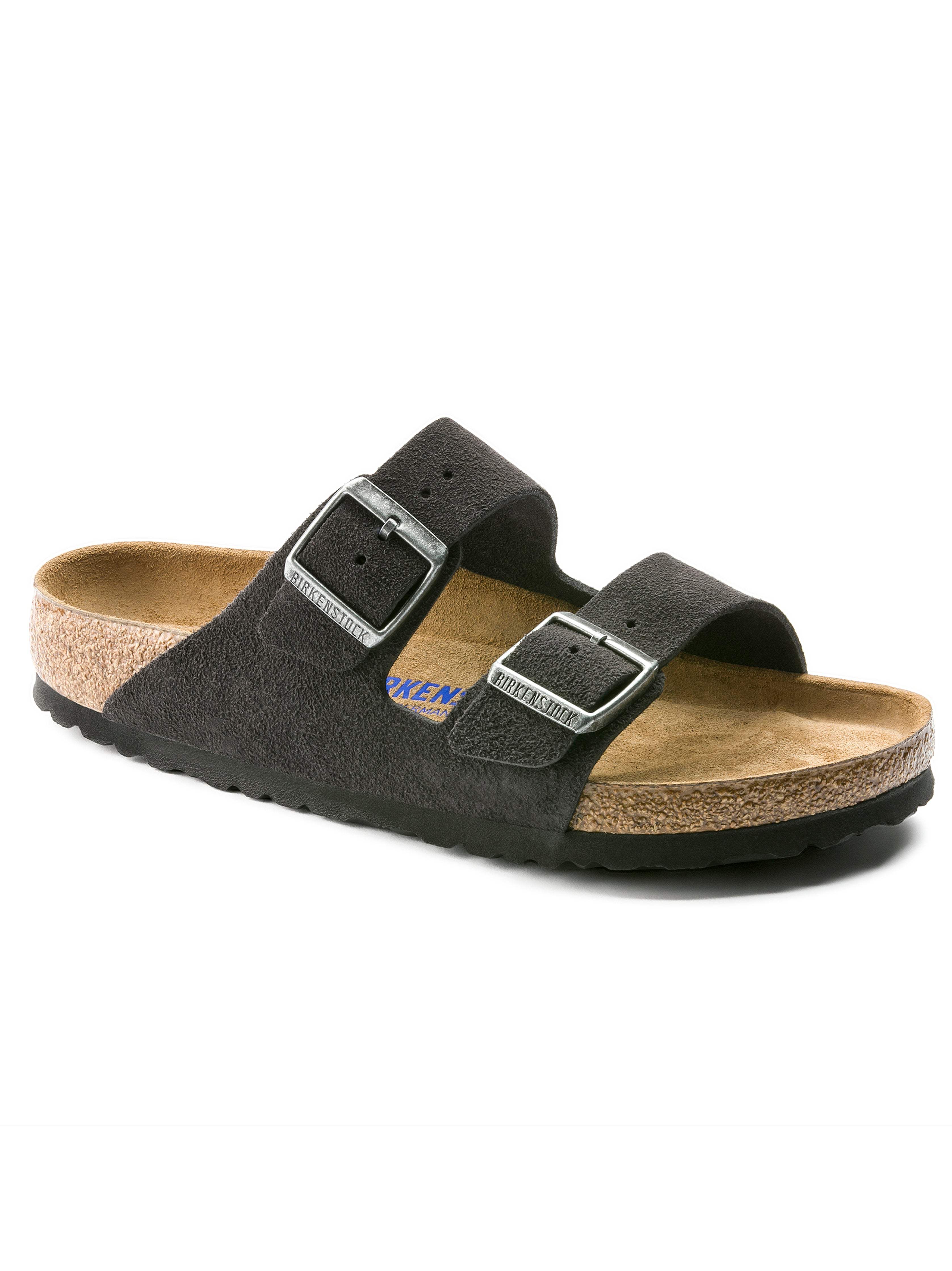 Birkenstock Women's Arizona Soft Footbed - Velvet Gray | Faherty Brand