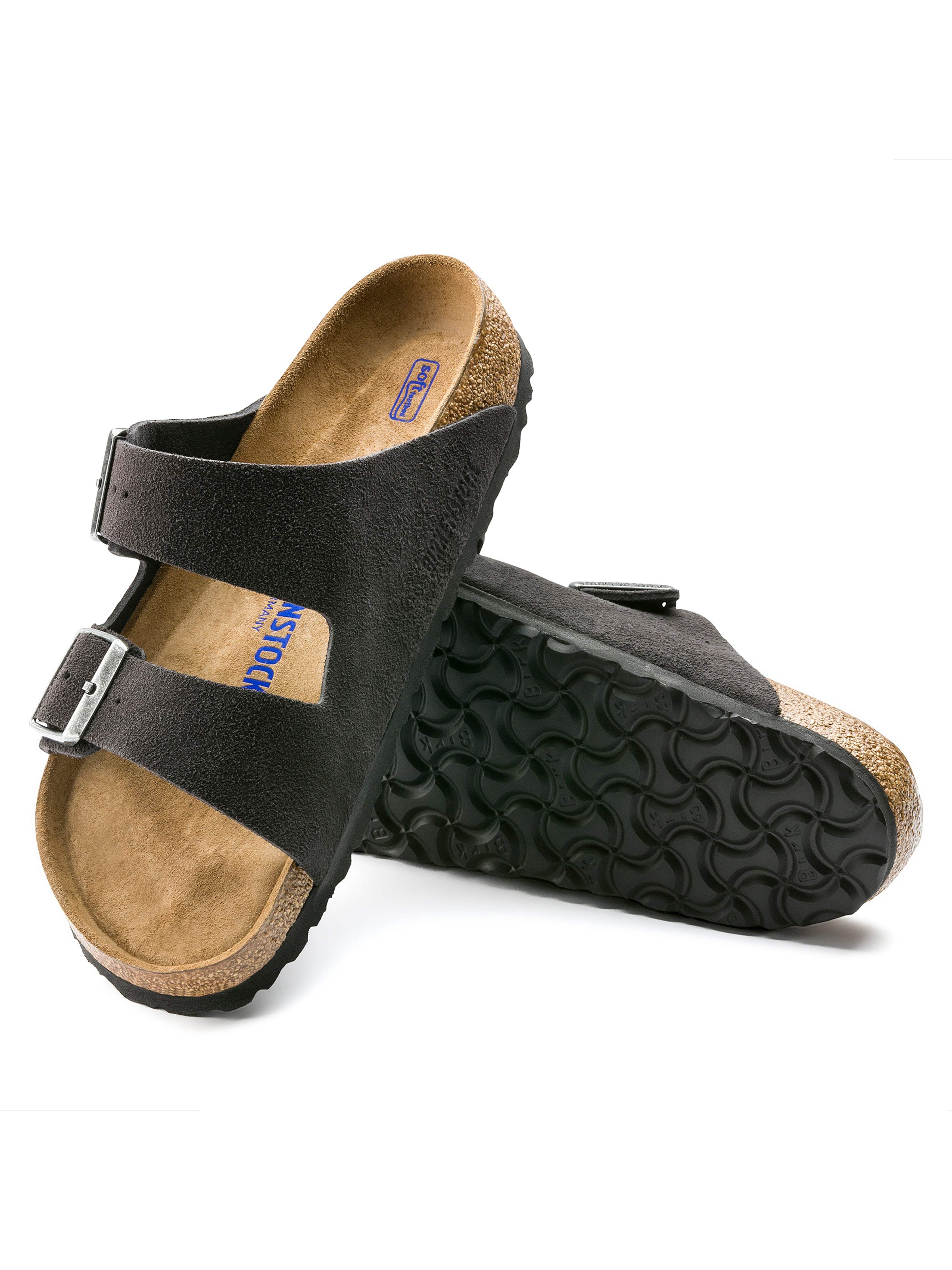 Birkenstock Men's Arizona Soft Footbed - Velvet Gray | Faherty Brand