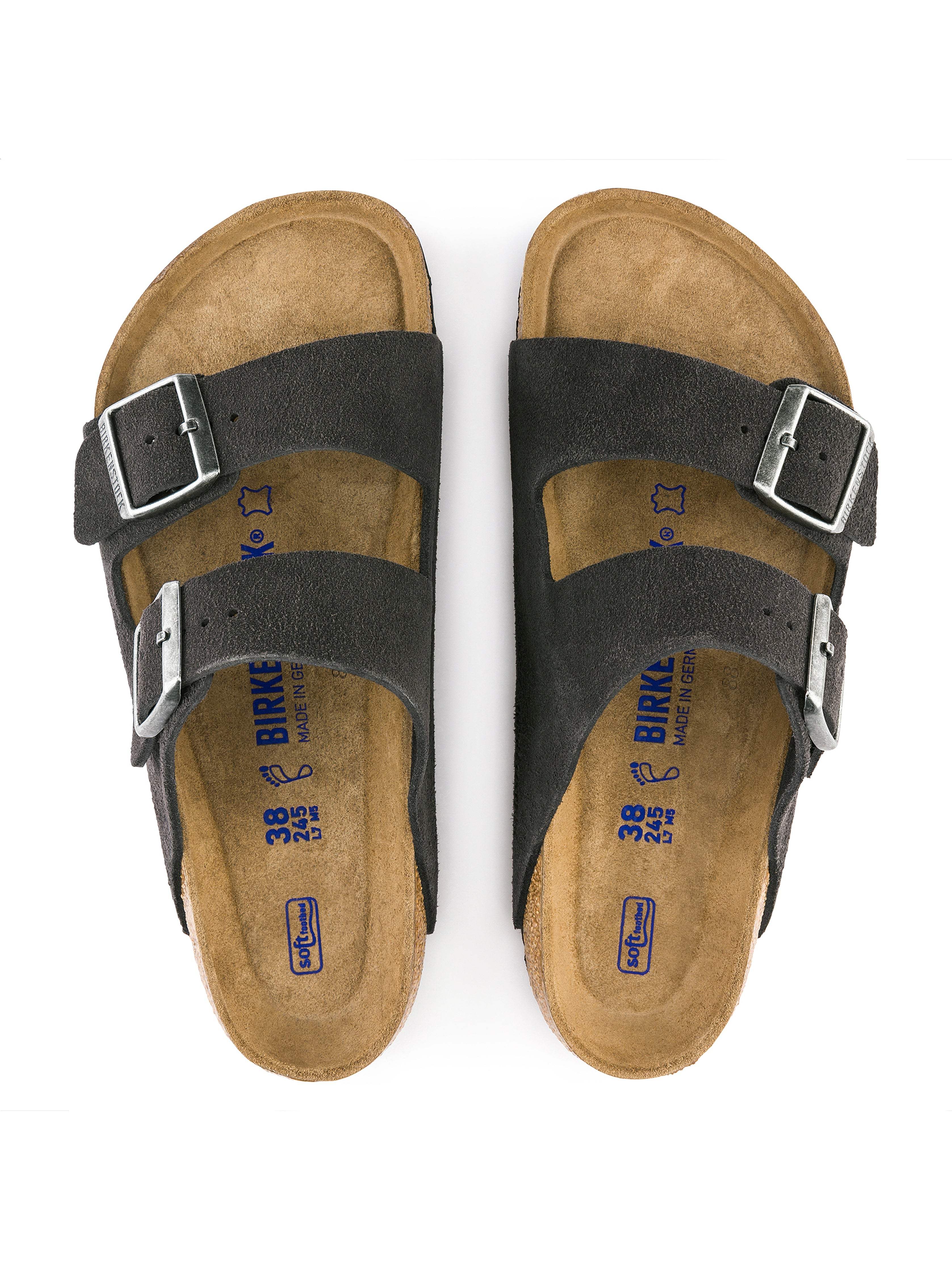 Birkenstock Women's Arizona Soft Footbed - Velvet Gray | Faherty Brand