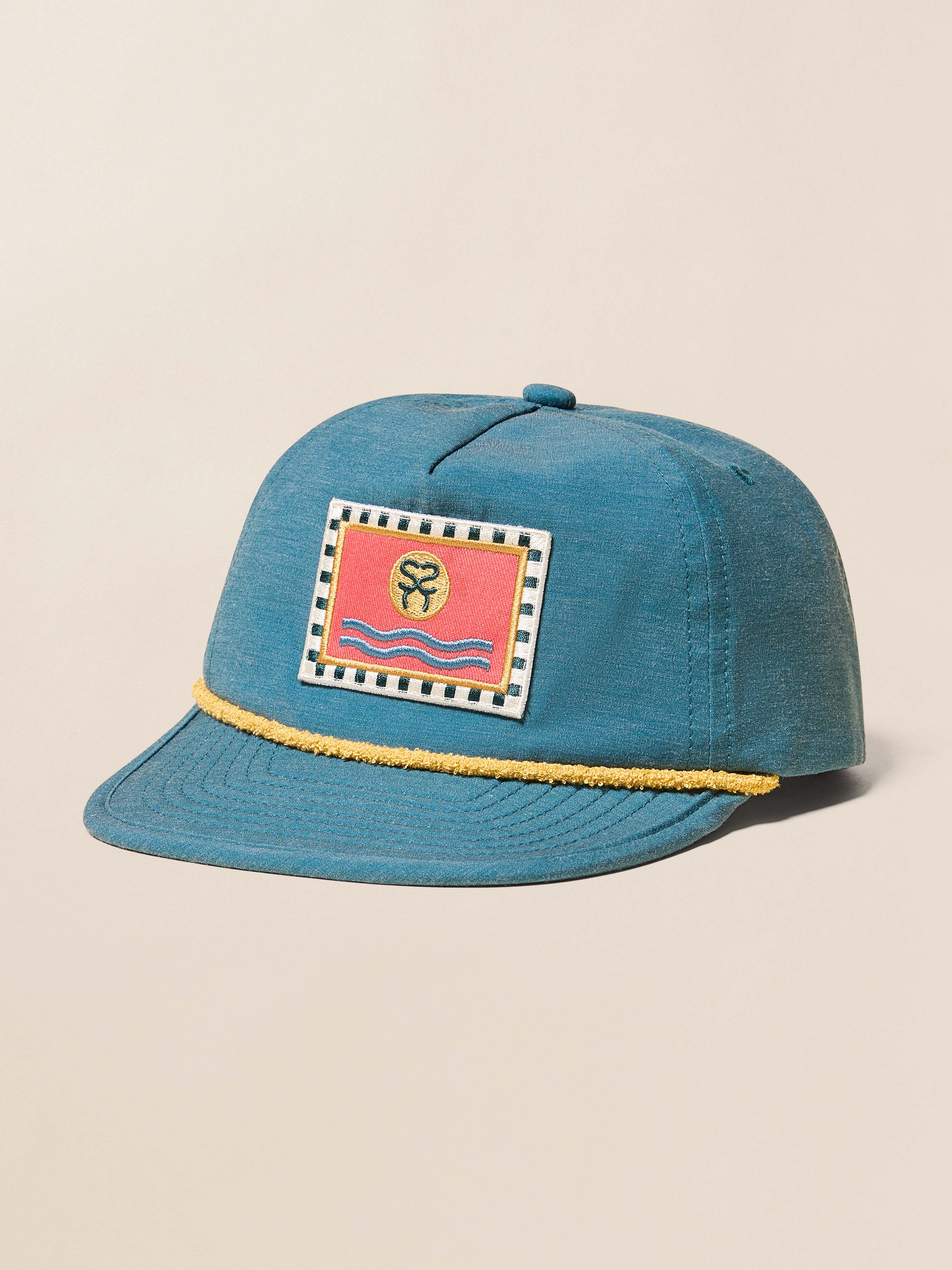 Surf Ghana All Day Flag Hat - Agona Green | Faherty Brand