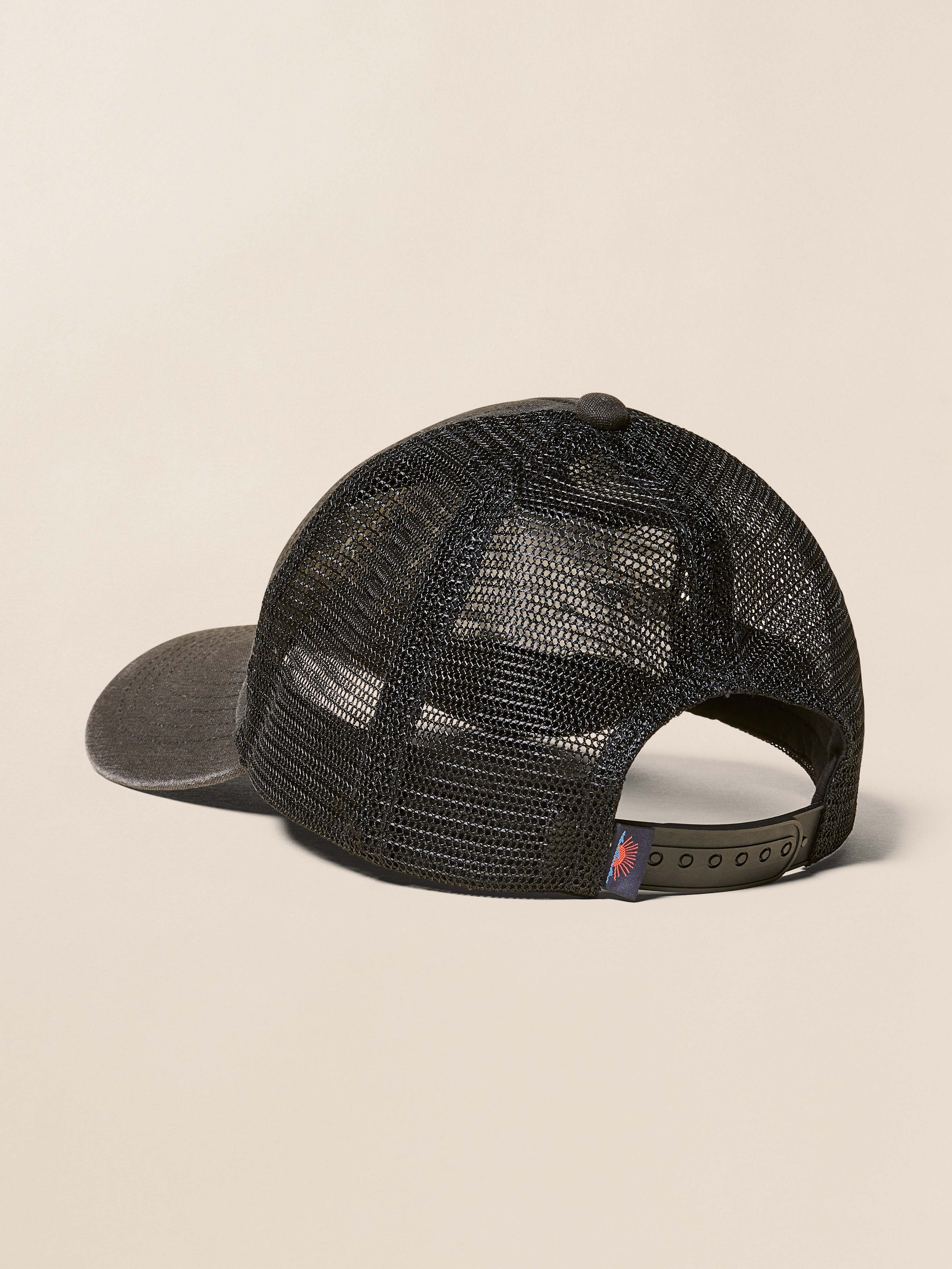 Sankofa Trucker Hat - Mountain Black