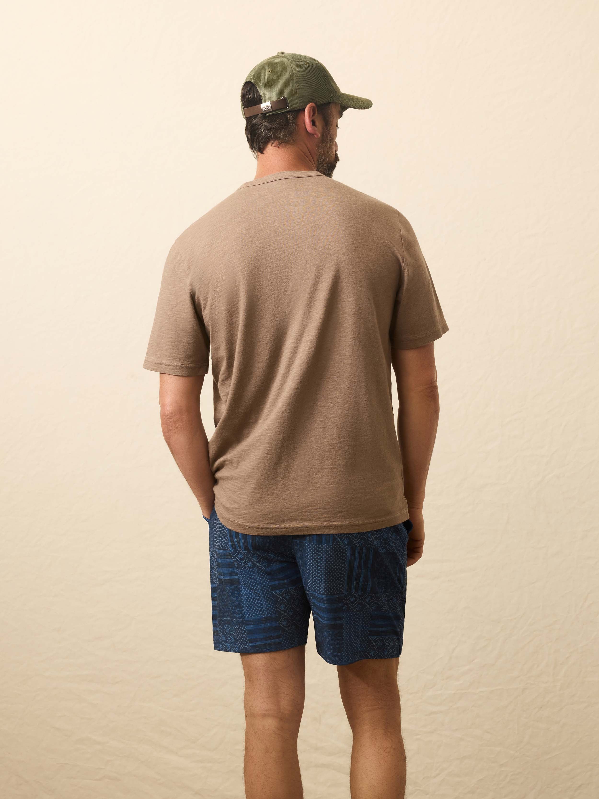 Sunwashed Regenerative Pocket Tee - Walnut Branch | Faherty Brand