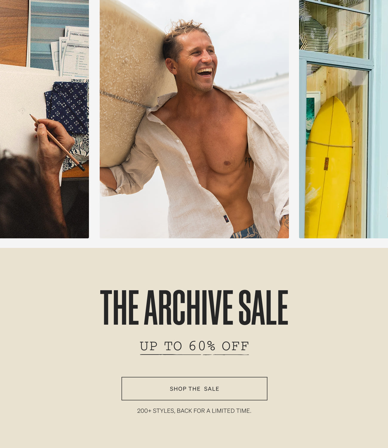 Archive Promo Site Navigation