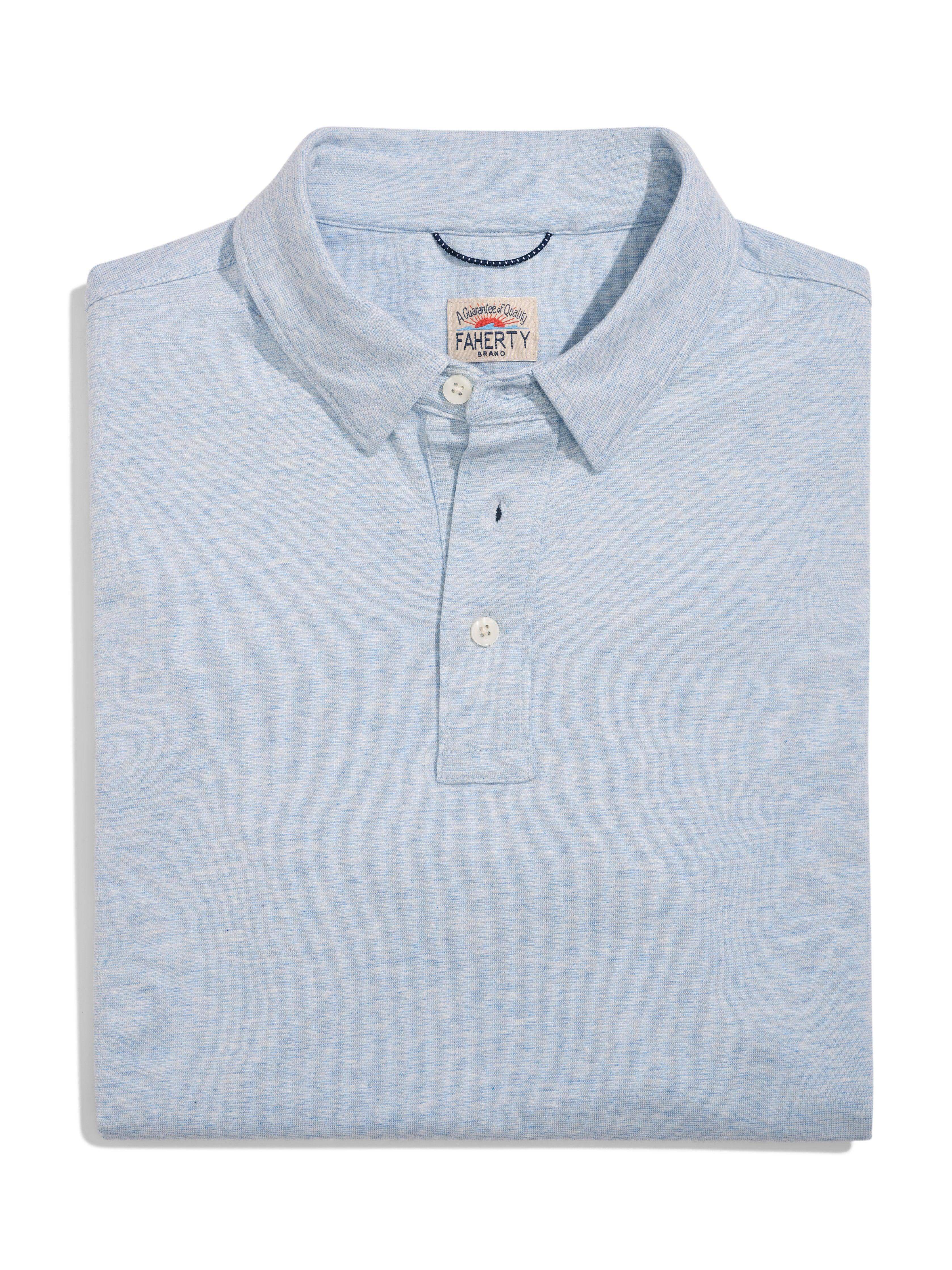 Short-Sleeve Movement Polo - Cardiff Blue Heather
