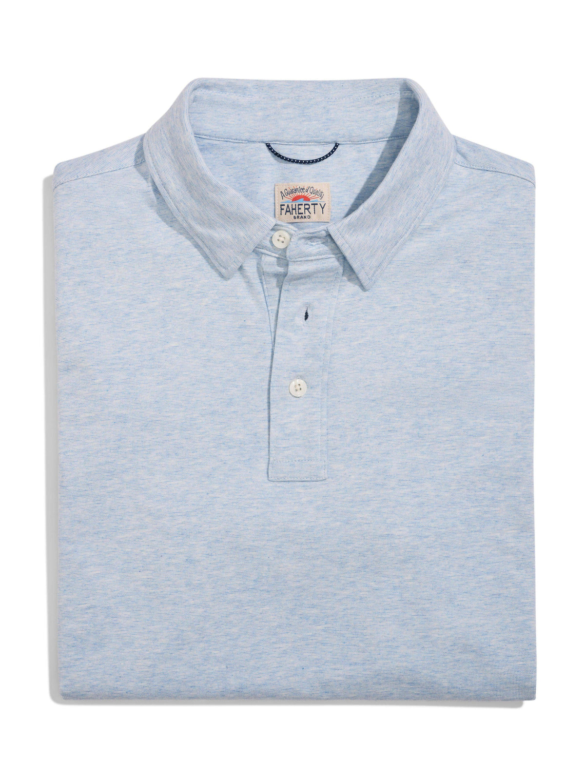 Short-Sleeve Movement Polo - Cardiff Blue Heather, image 1 of 5