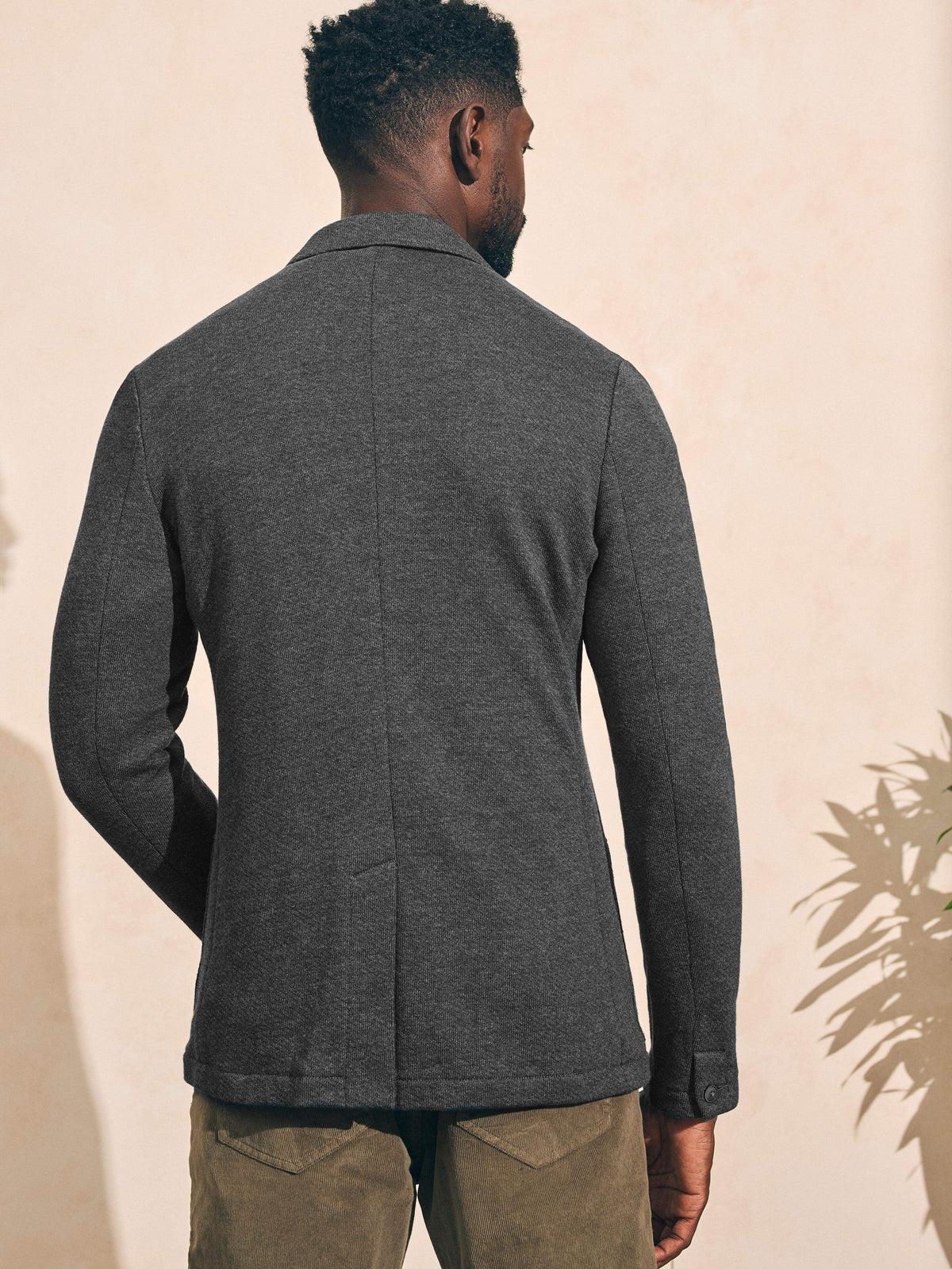 Inlet Knit Blazer - Black Sky Melange, image 7 of 7