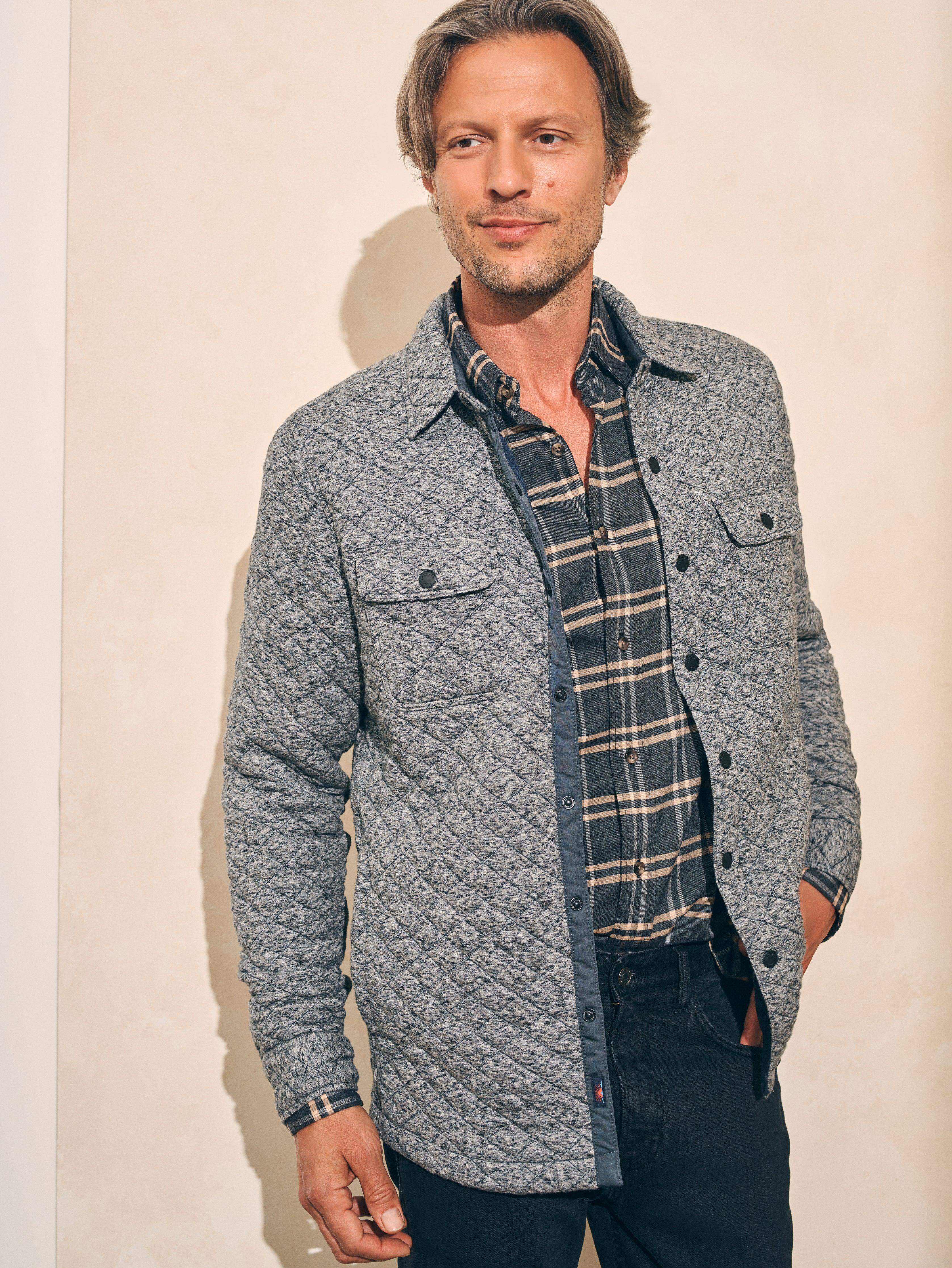 Epic Quilted Fleece CPO (Tall) - Carbon Melange