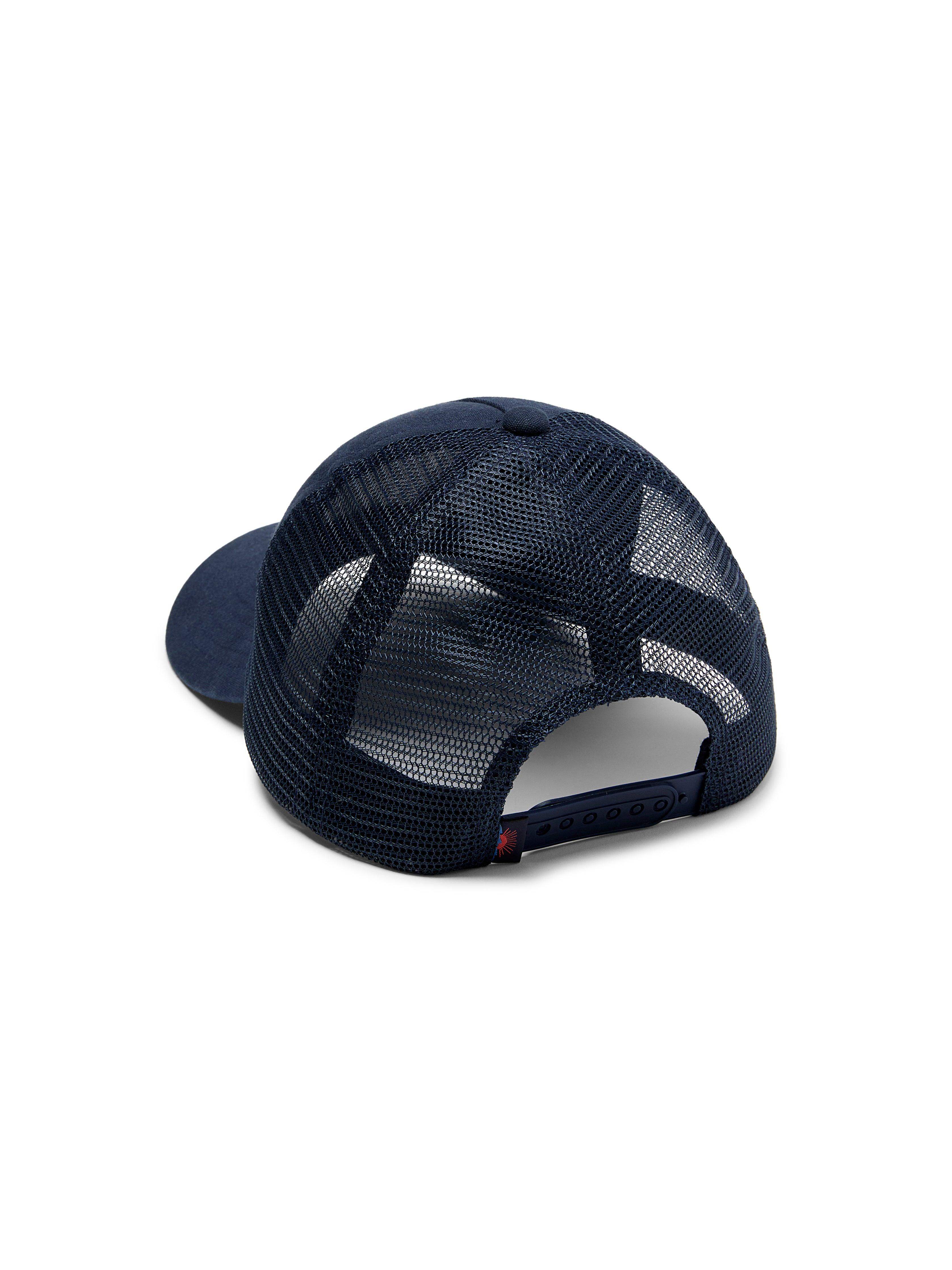 New York Retro Sun And Waves Trucker - Navy Navy | Faherty Brand