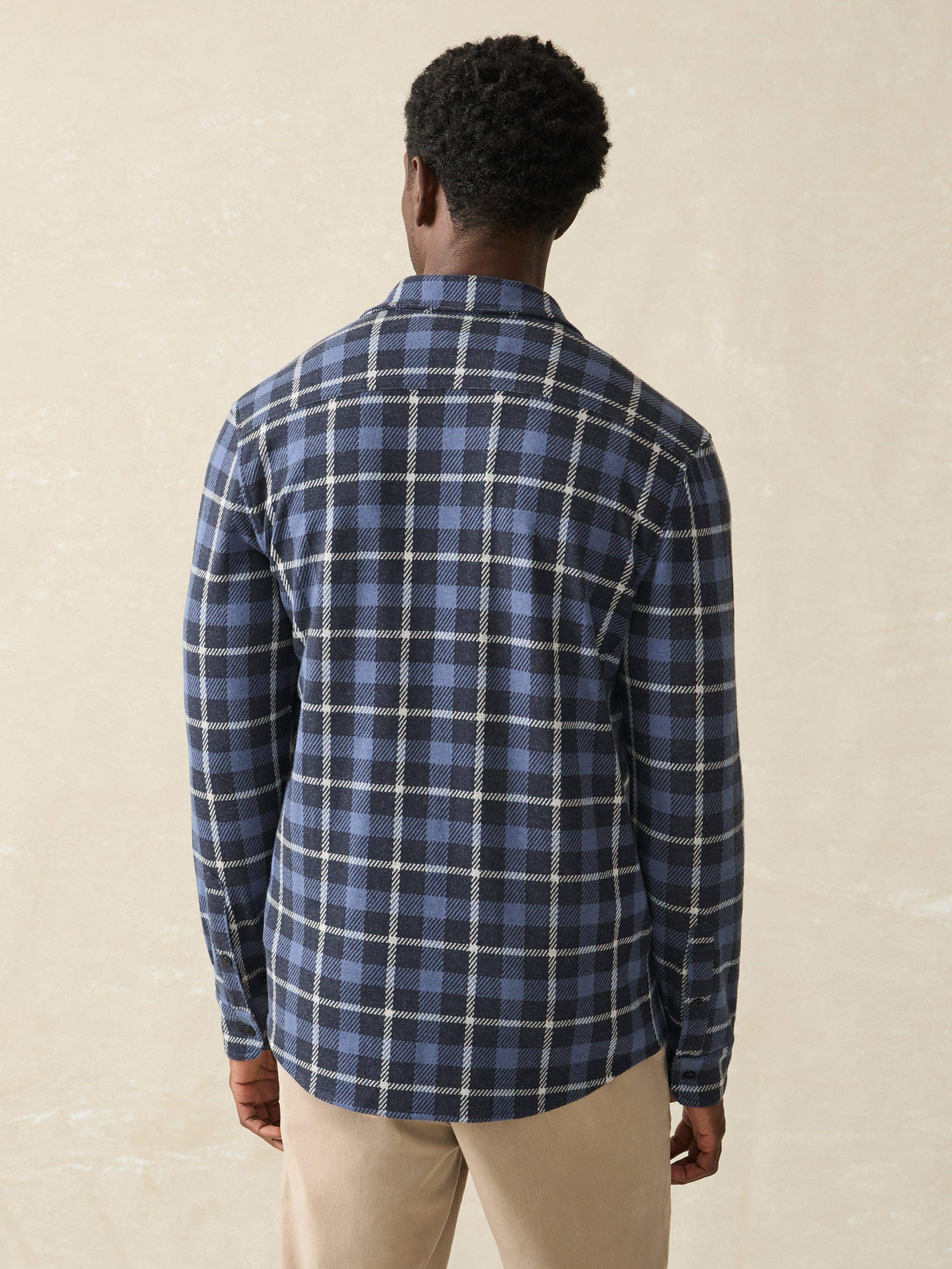 Legend™ Sweater Shirt - Blue Winds Plaid | Faherty Brand