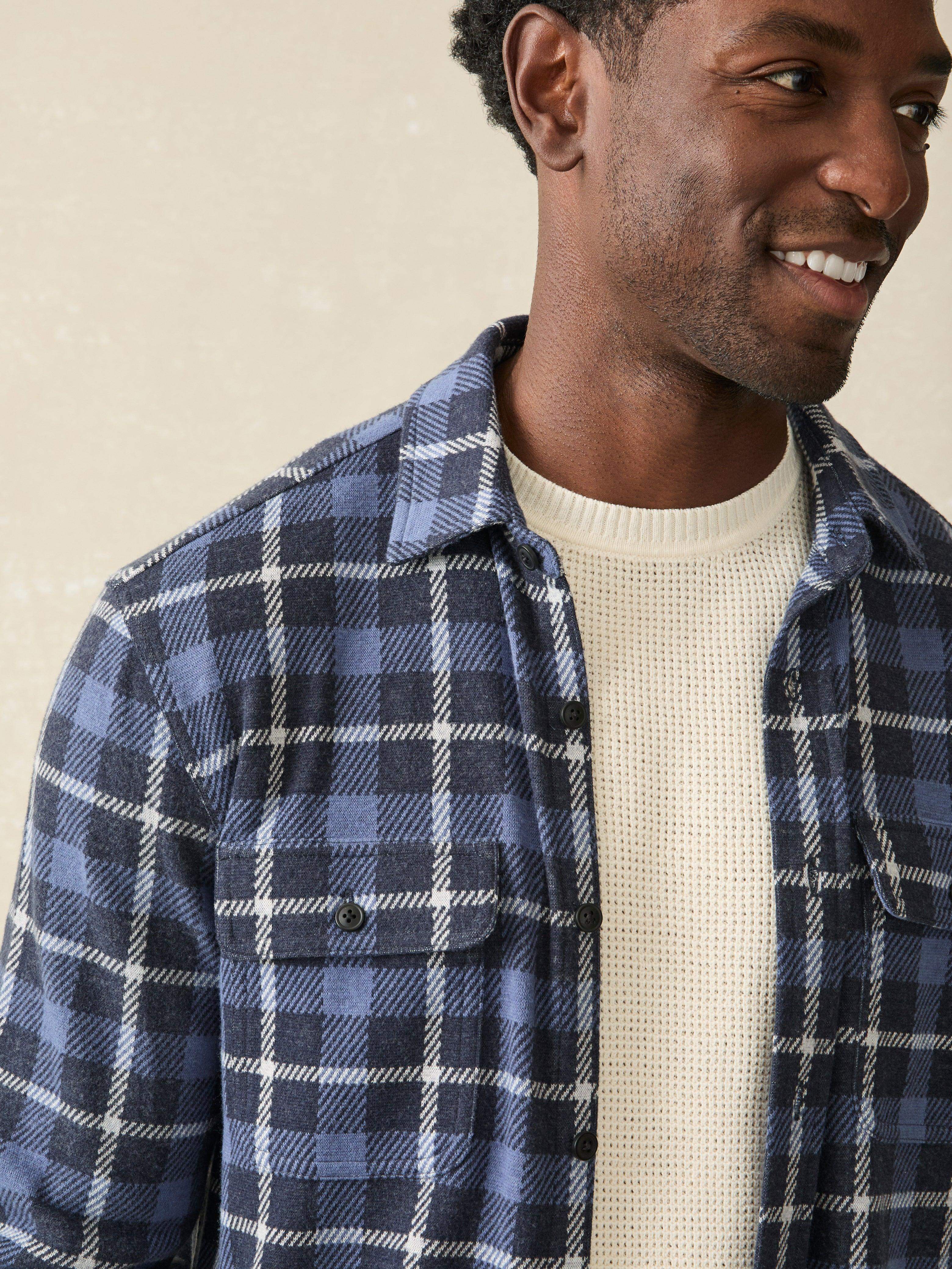 Legend™ Sweater Shirt - Blue Winds Plaid | Faherty Brand
