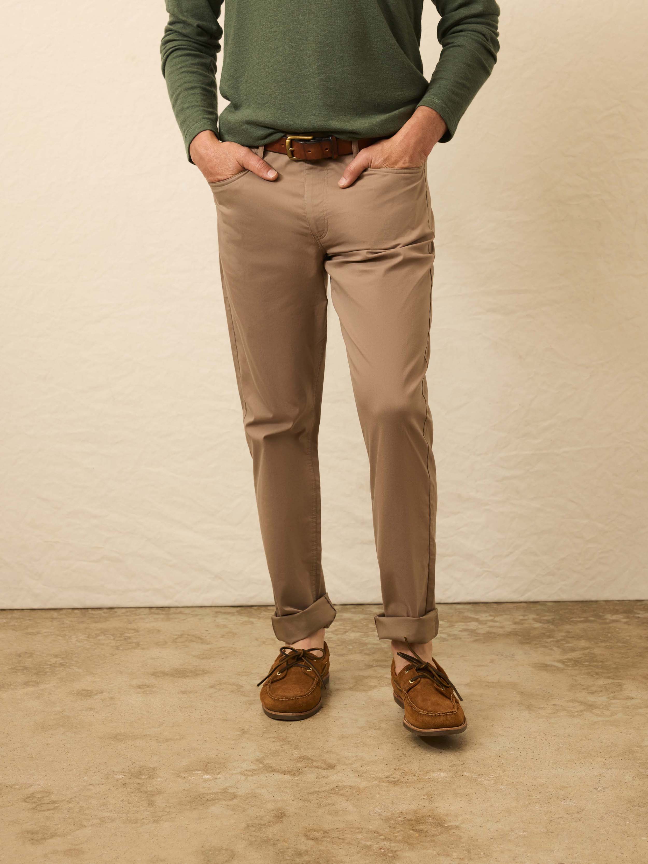 Movement™ 5-Pocket Pant - Walnut Branch | Faherty Brand