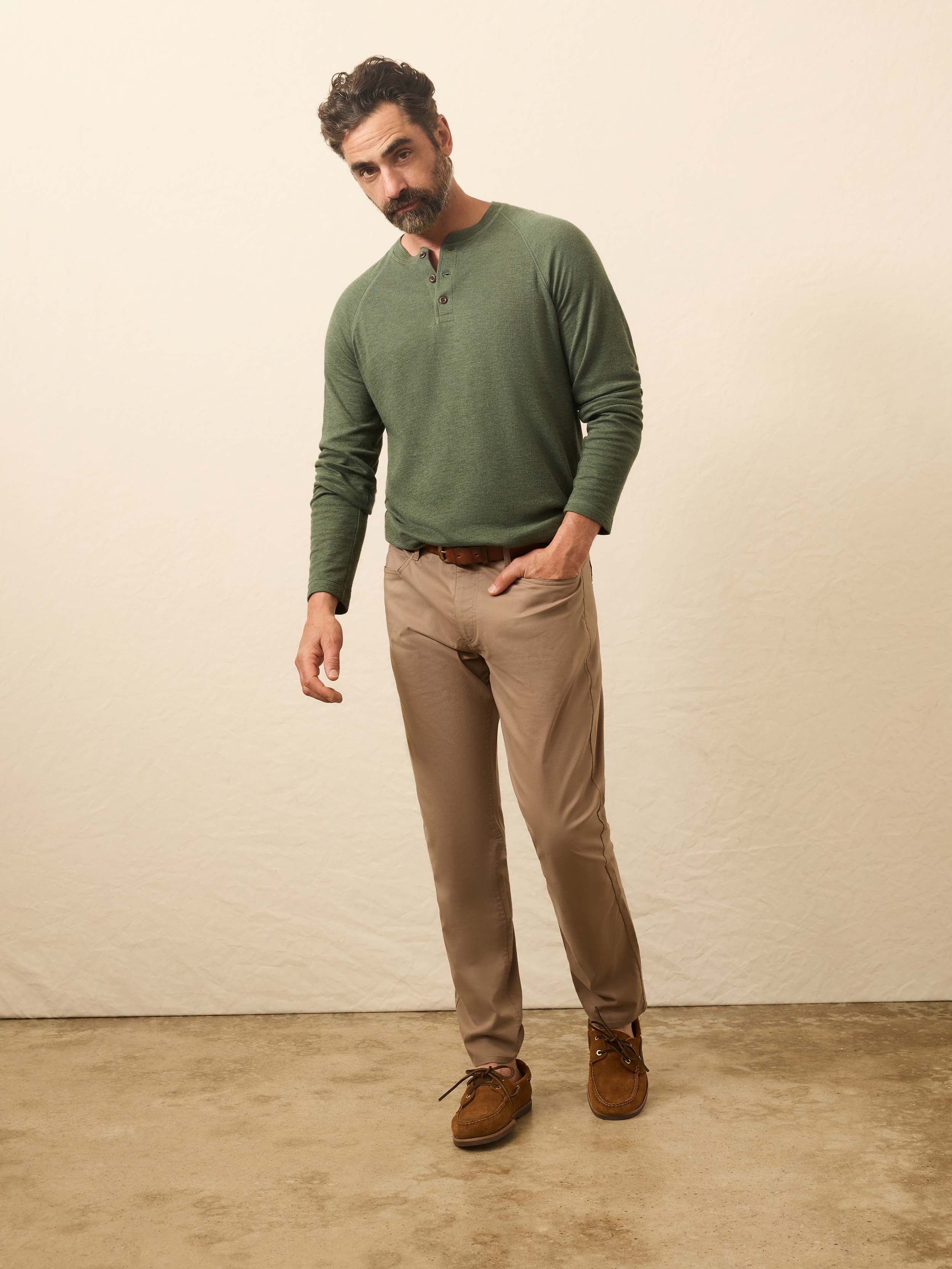 Movement™ 5-Pocket Pant - Walnut Branch | Faherty Brand