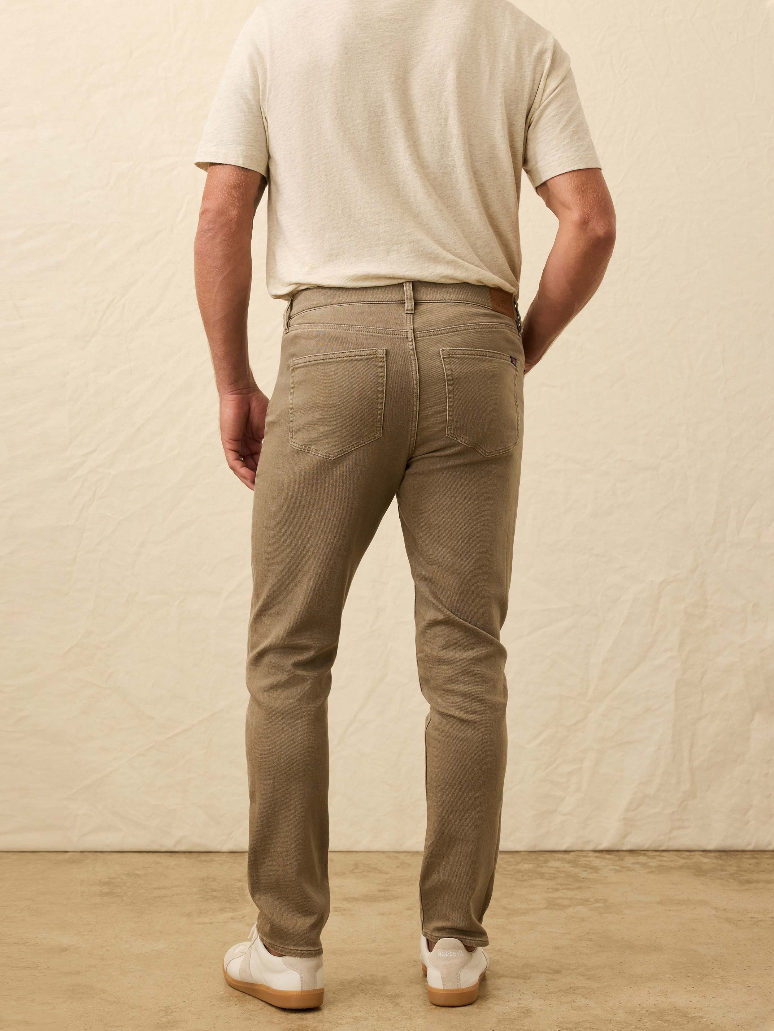 Stretch Terry 5-Pocket Pant - Dark Rye