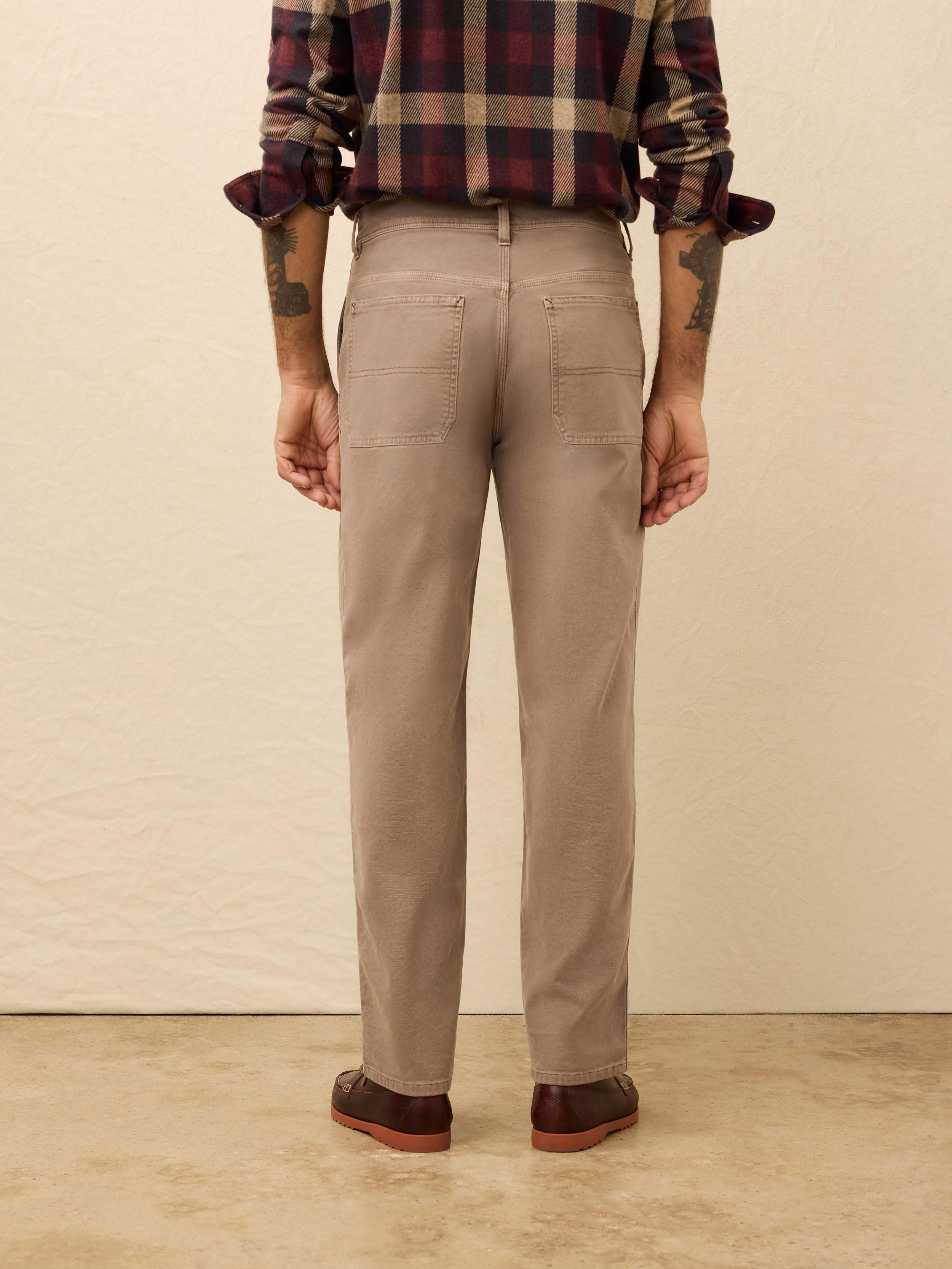 Sunwashed Canvas Utility Pant - Dark Rye | Faherty Brand