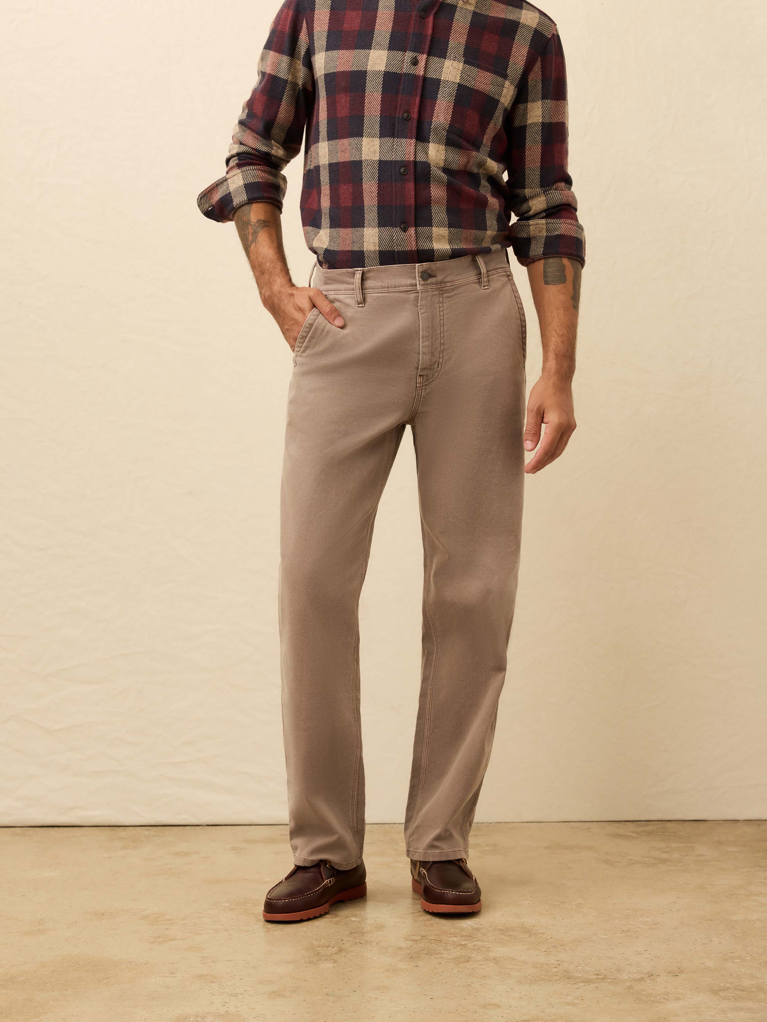 Sunwashed Canvas Utility Pant - Dark Rye | Faherty Brand