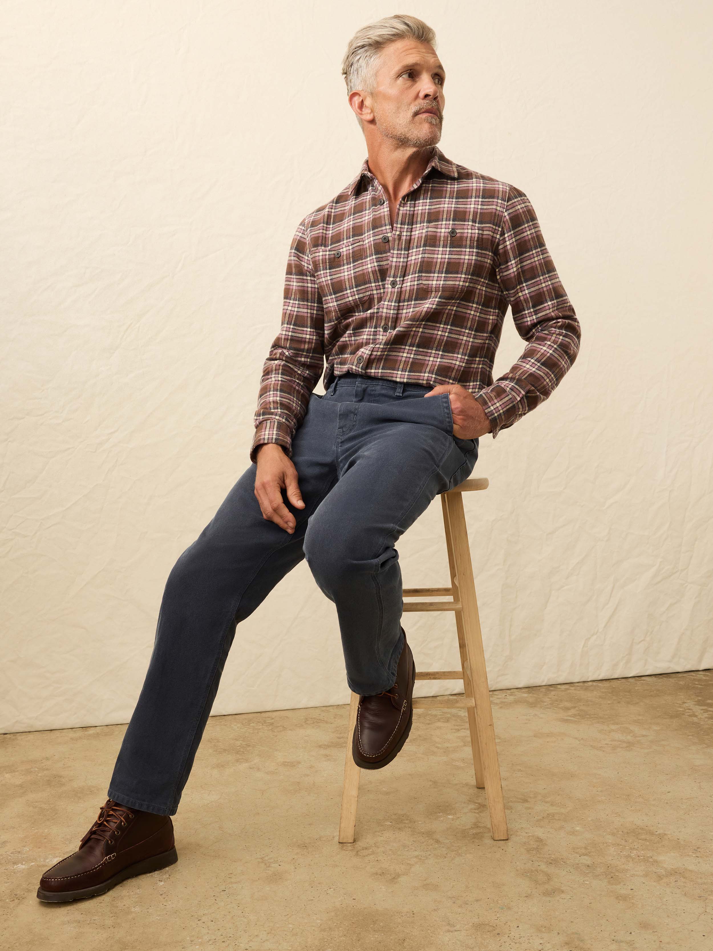 Sunwashed Canvas Utility Pant - Oceancrest Wash | Faherty Brand