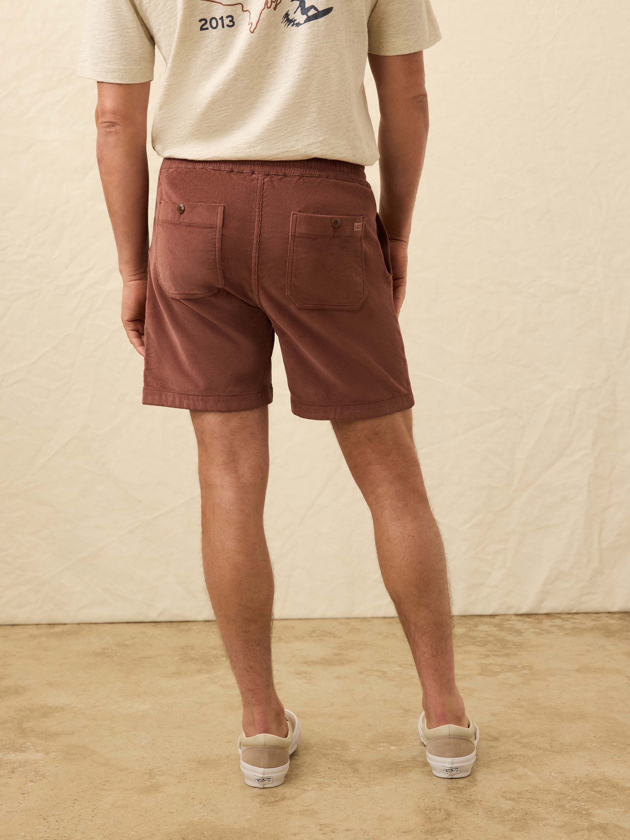 Corduroy Drawstring Utility Short - Chestnut Ridge | Faherty Brand