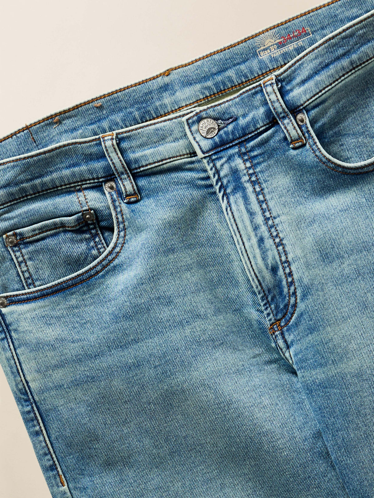  | Stretch Terry Indigo 5-Pocket - Eastern Shore Wash | Faherty Brand, image 4 of 4