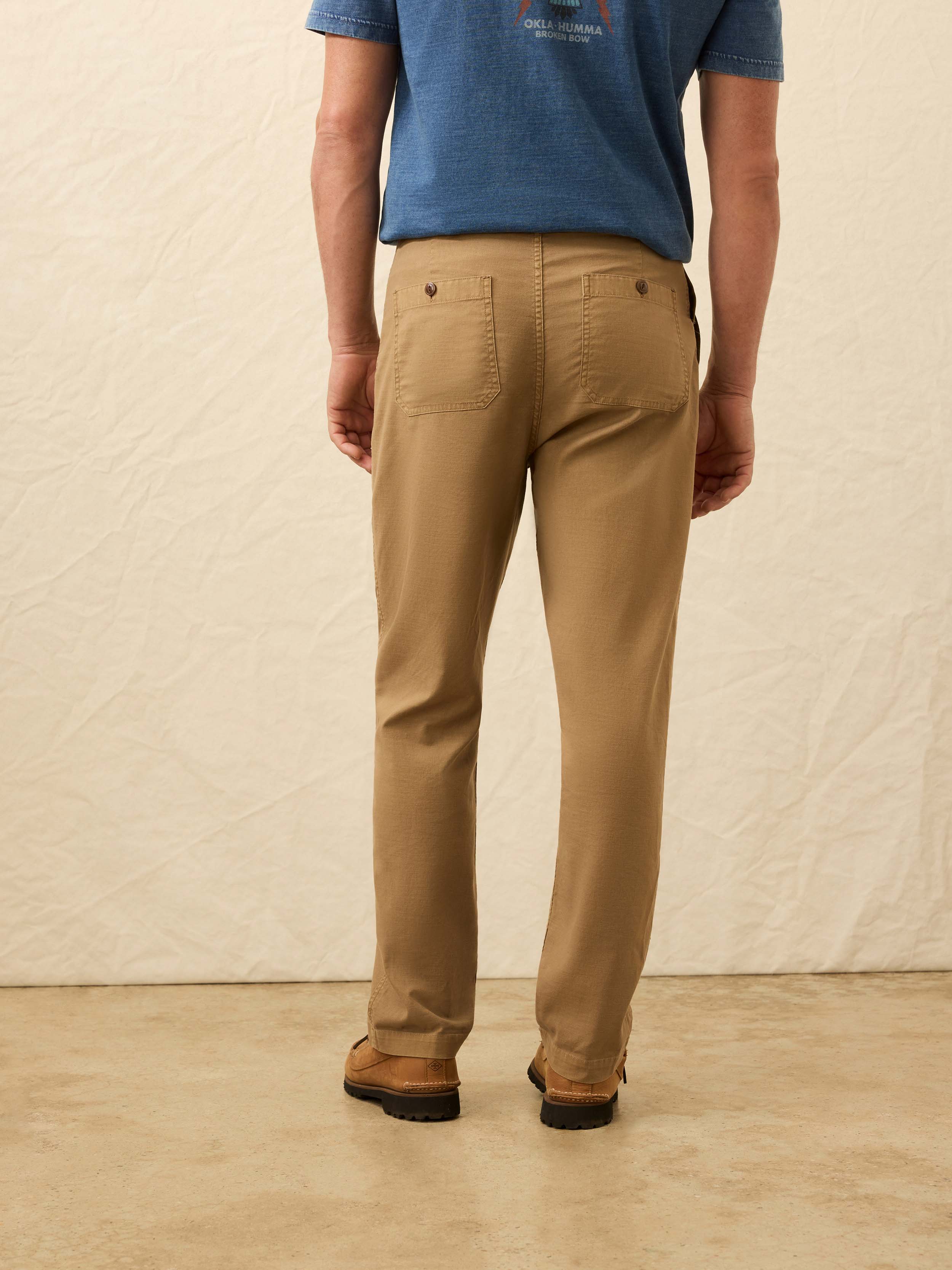 Dune Utility Pant - Wood Bark | Faherty Brand