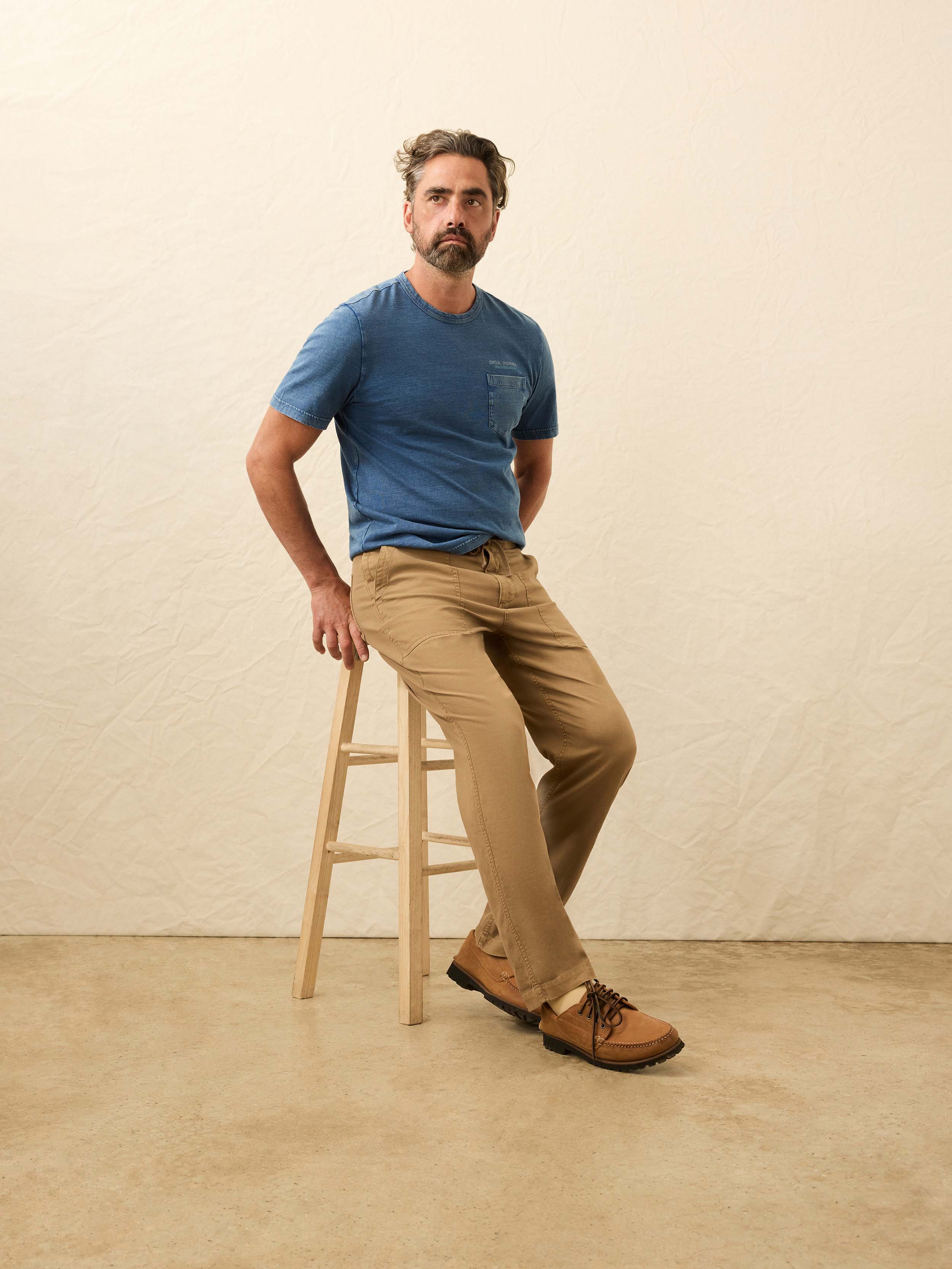 Dune Utility Pant - Wood Bark | Faherty Brand