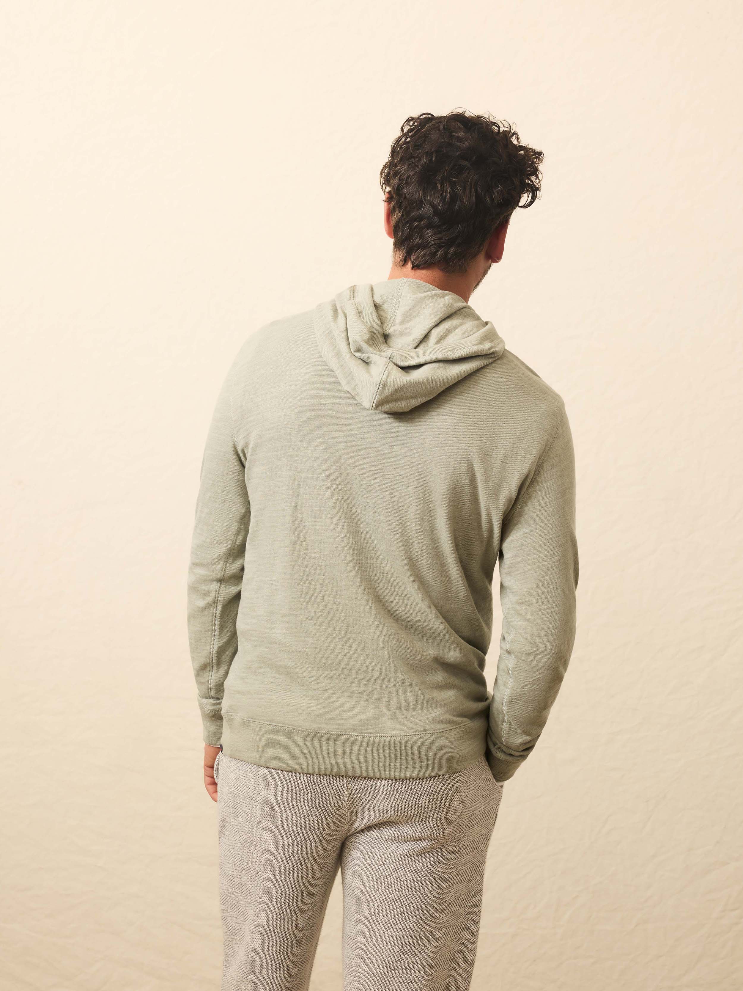 Sunwashed Organic Hoodie - Coastal Sage | Faherty Brand