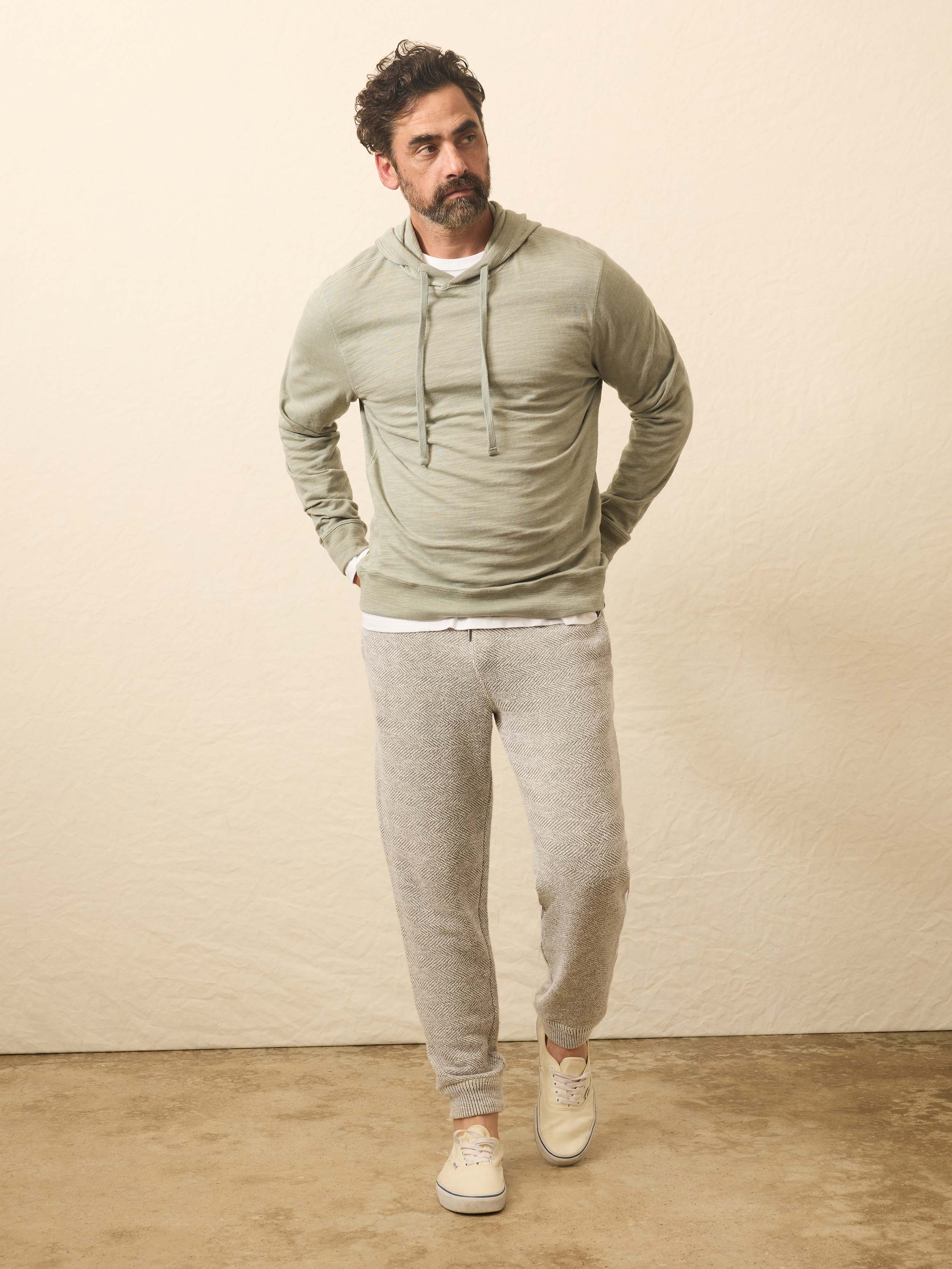 Sunwashed Organic Hoodie - Coastal Sage | Faherty Brand