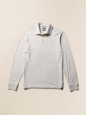 Long-Sleeve Movement™ Polo - Logan Creek Stripe