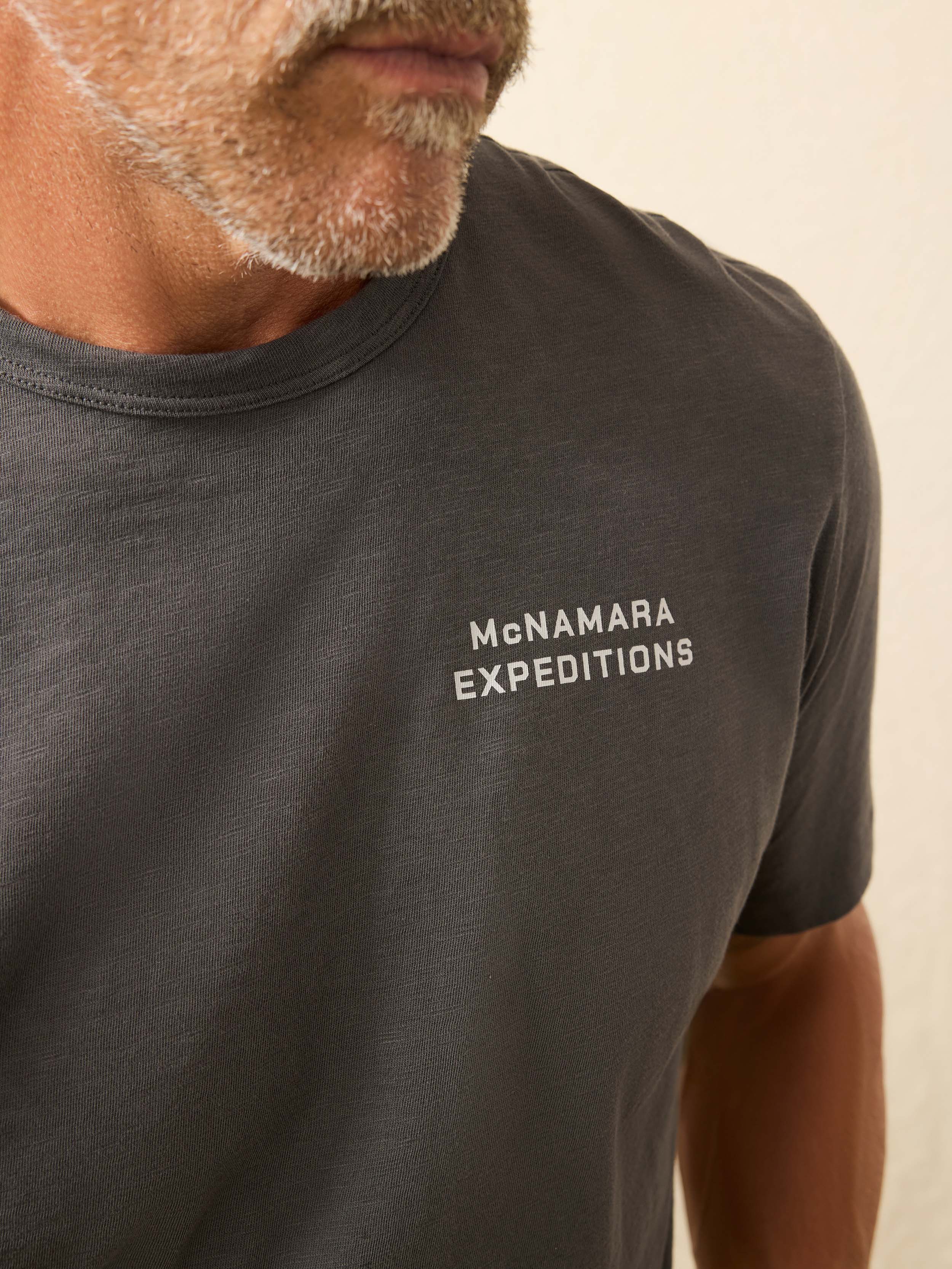 Nazare Sunwashed Tee - Graphite | Faherty Brand