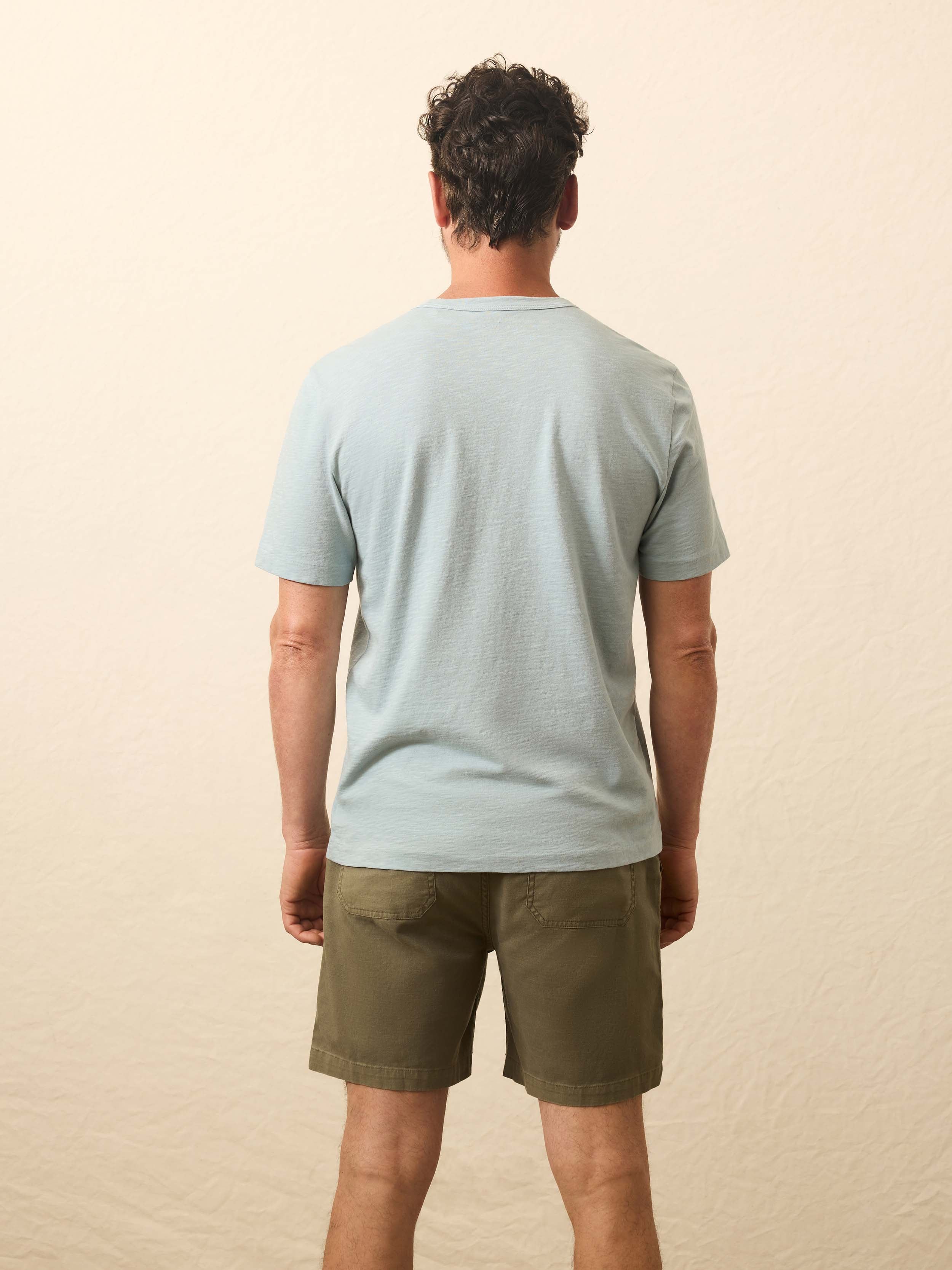 Sunwashed Regenerative Tee - Hull Teal | Faherty Brand
