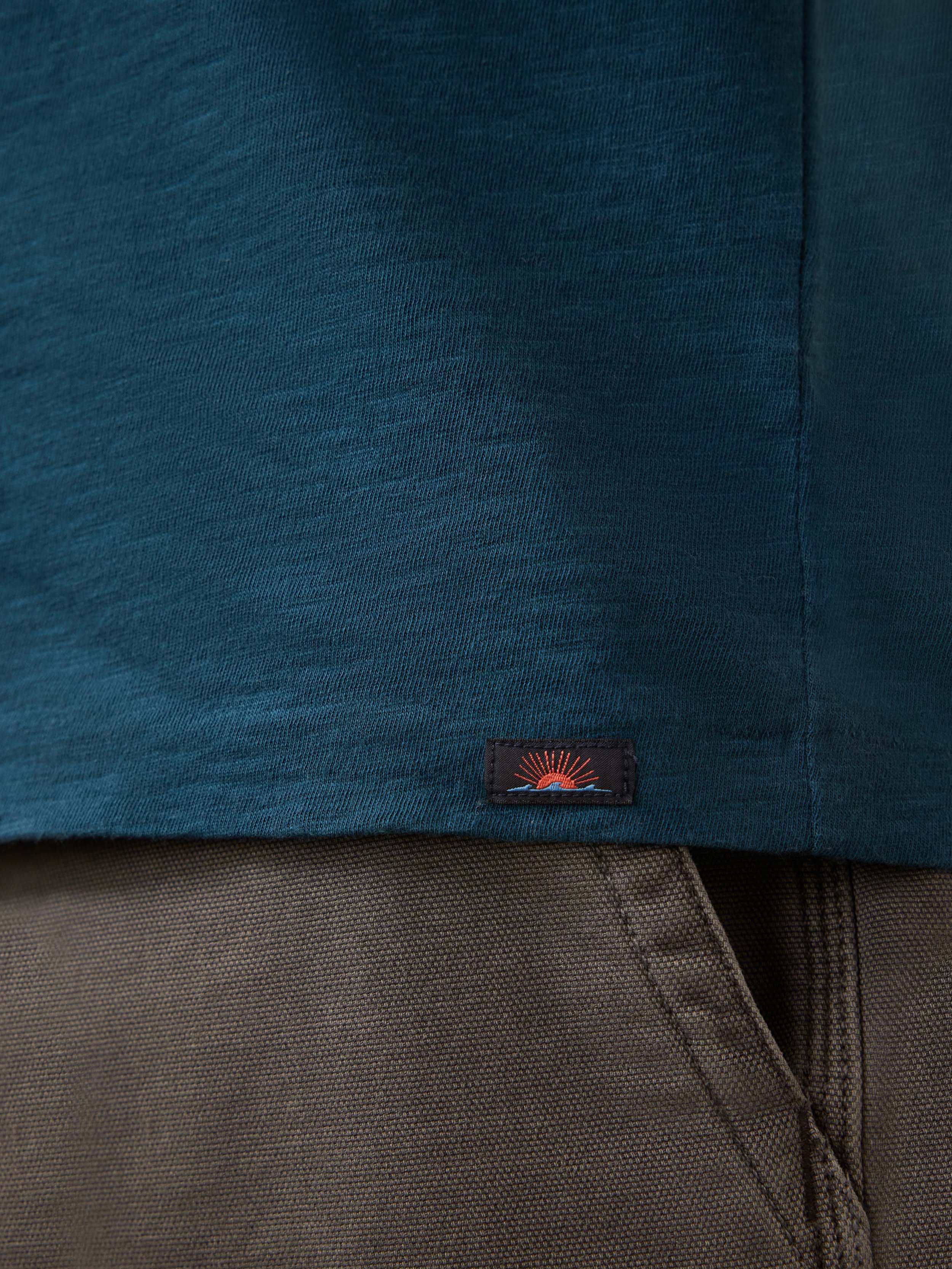 Sunwashed Regenerative Tee - Ocean Storm | Faherty Brand