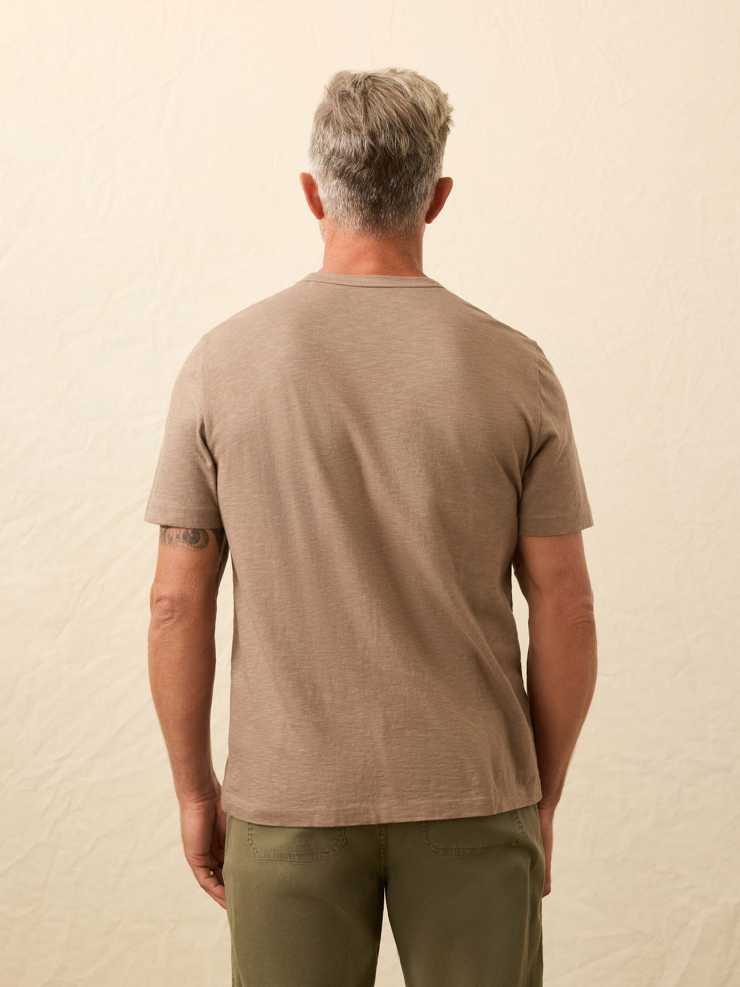 Sunwashed Regenerative Tee - Walnut Branch | Faherty Brand