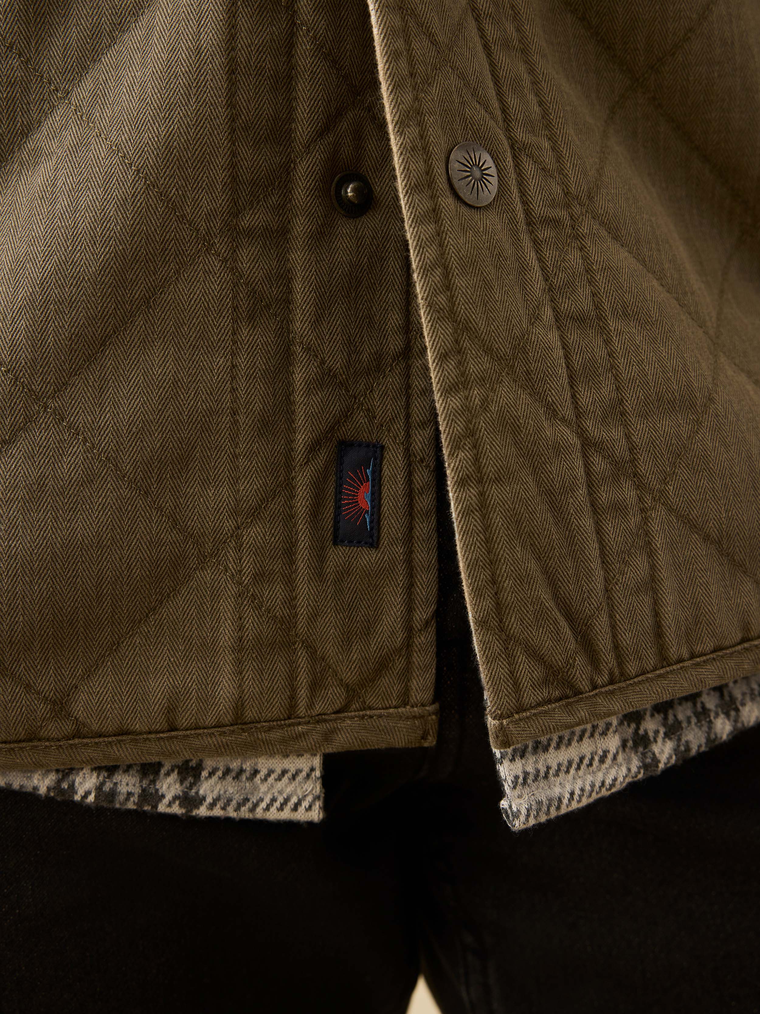 Doug Good Feather Reversible Bondi Jacket - Prairie Olive | Faherty Brand