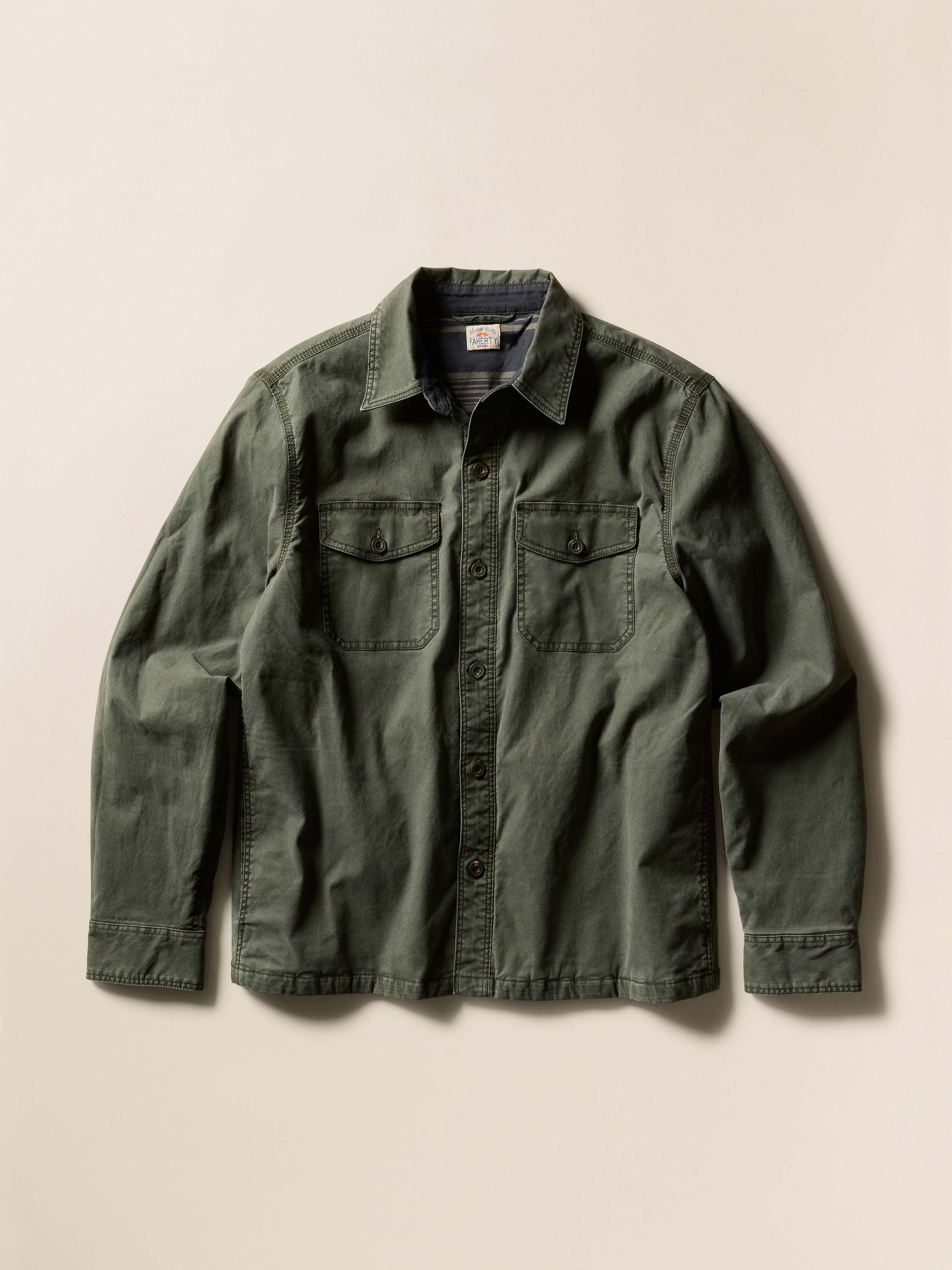 Lakeside CPO - Fall Evergreen | Faherty Brand