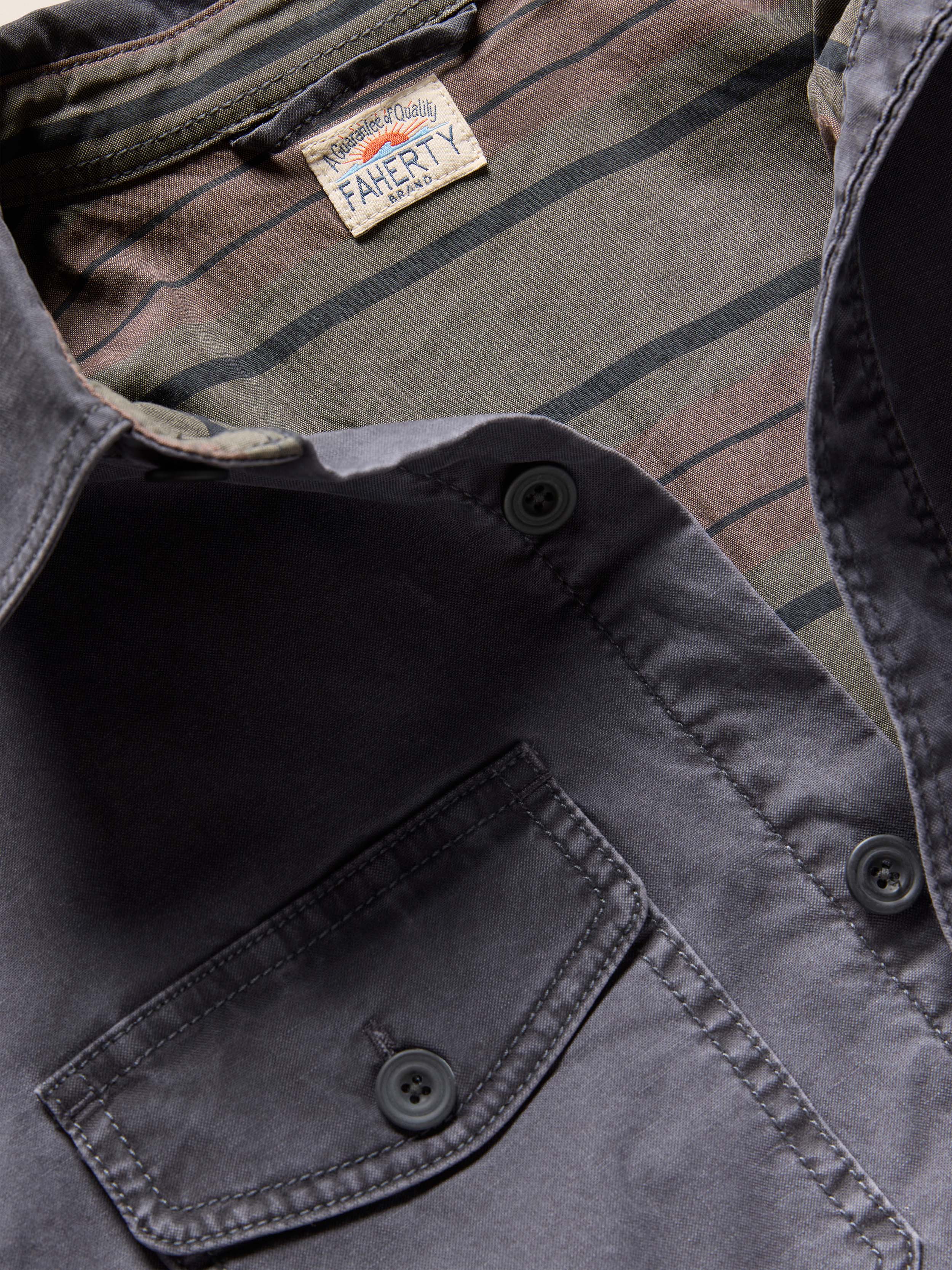 Lakeside CPO - Washed Charcoal | Faherty Brand