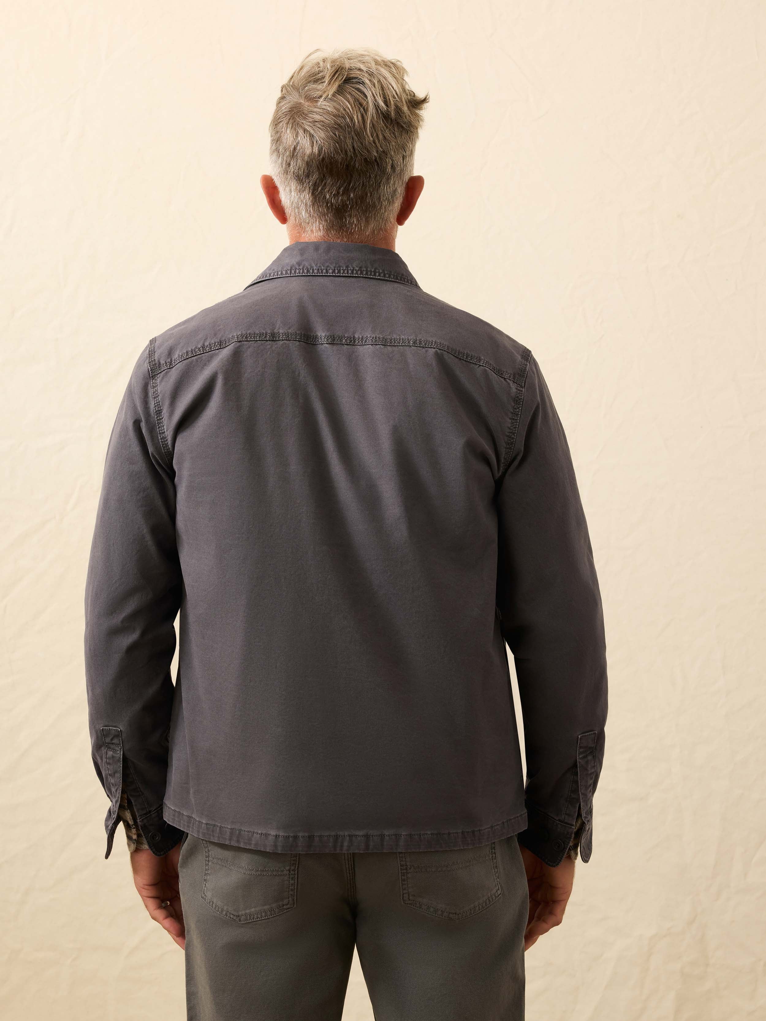 Lakeside CPO - Washed Charcoal | Faherty Brand