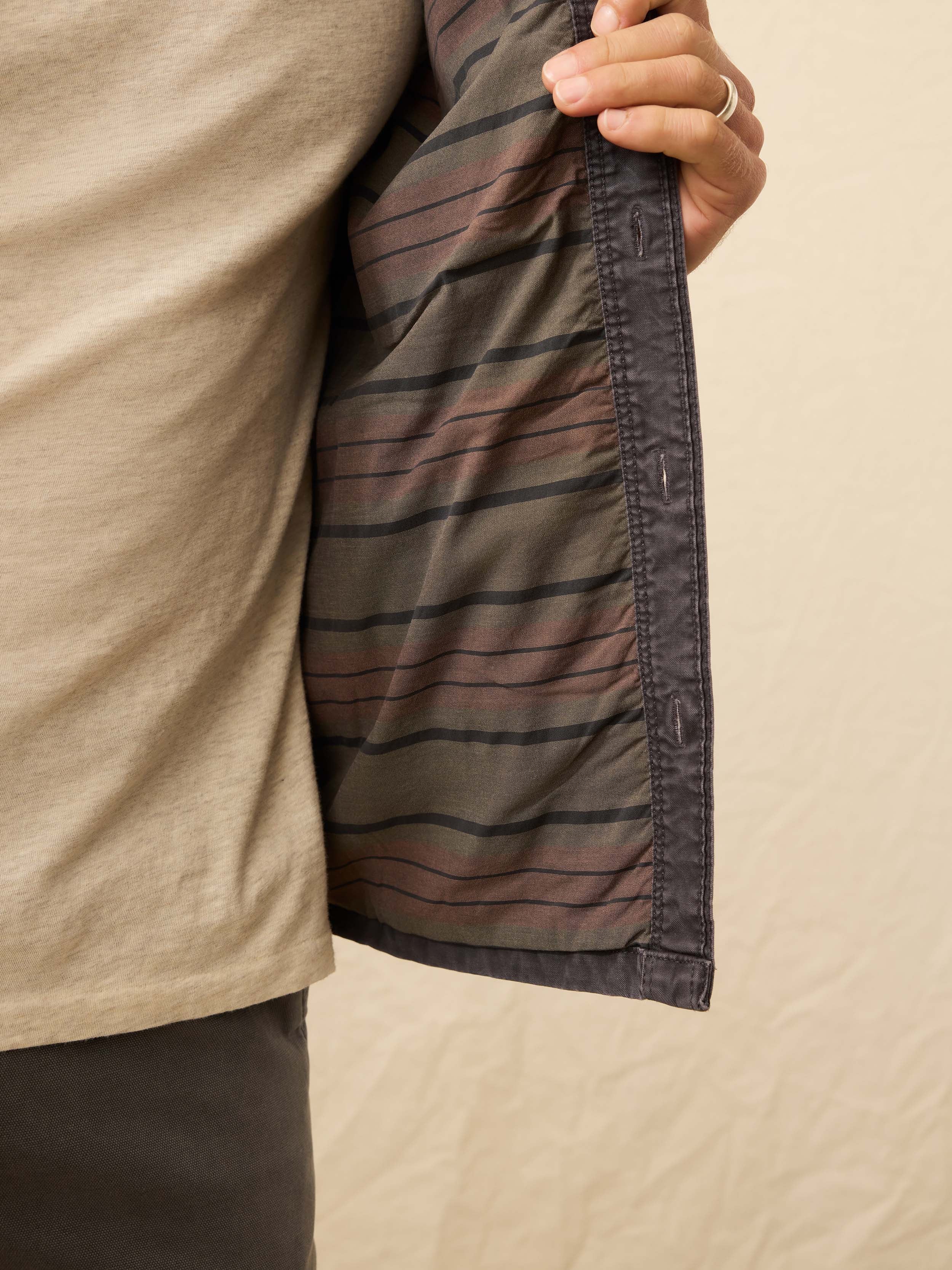 Lakeside CPO - Washed Charcoal | Faherty Brand