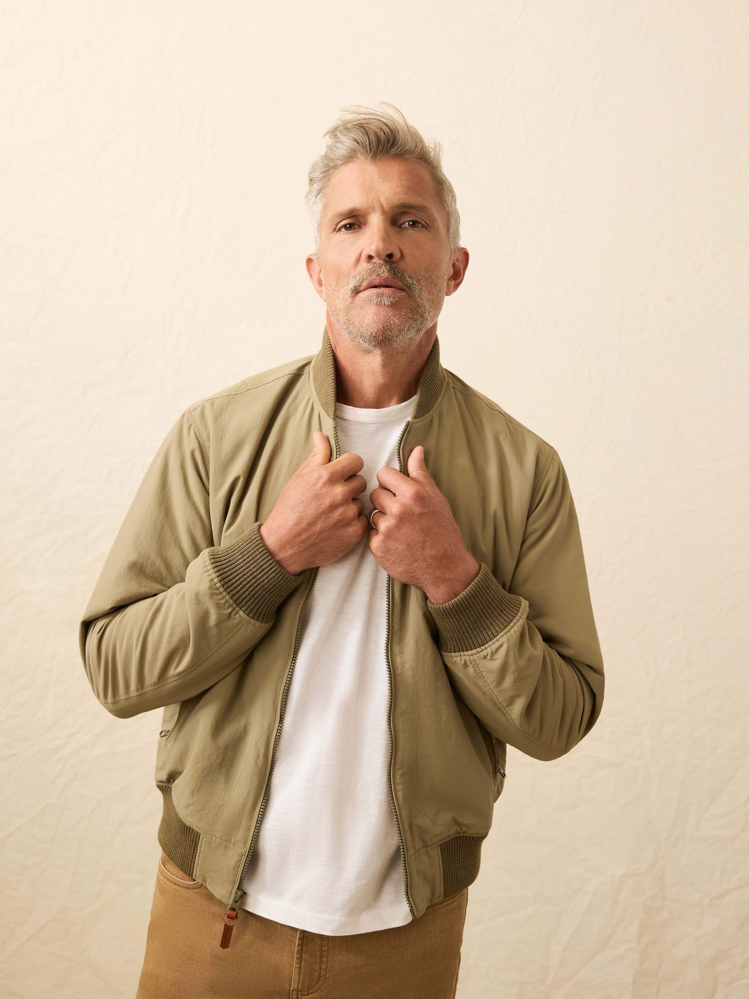 Military Bomber - Olive Valley | Faherty Brand
