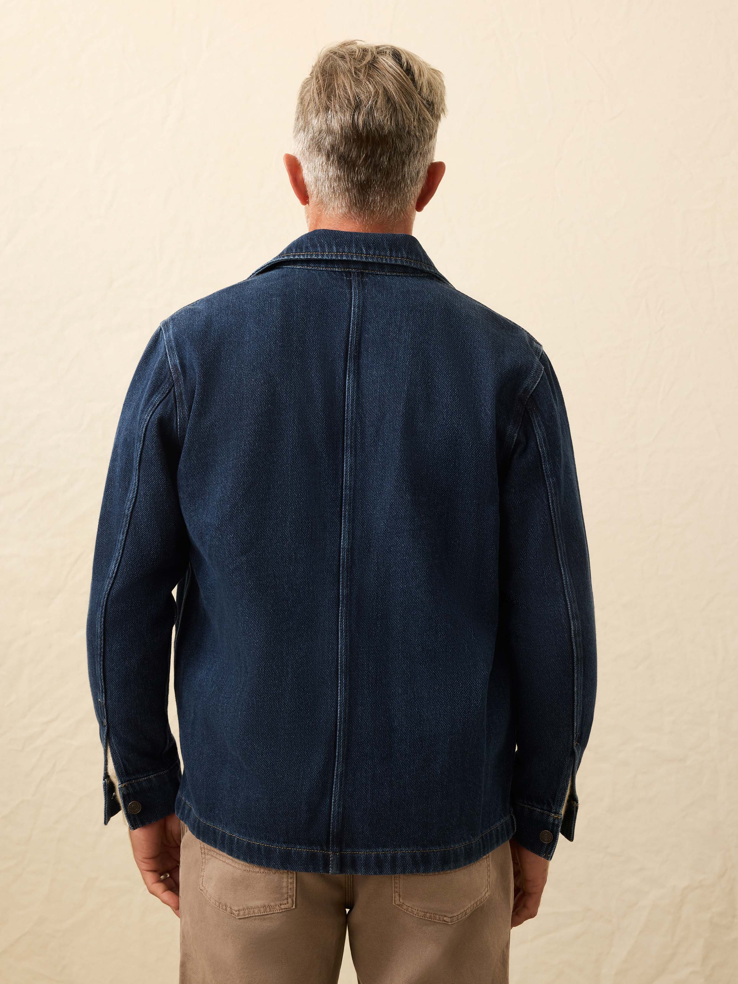 High Ridge Twill Studio Jacket - Tidewater Wash | Faherty Brand