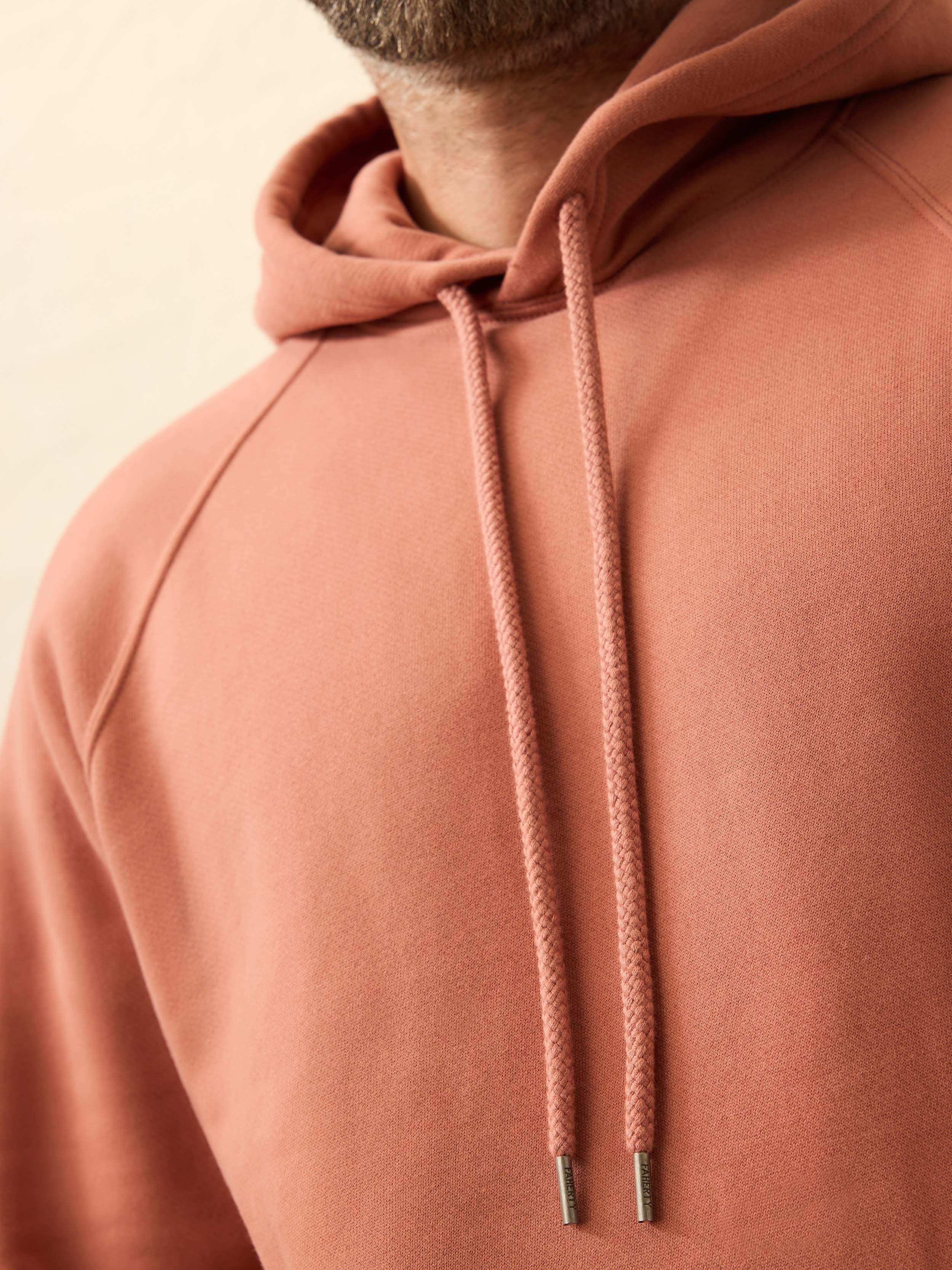 High Standard Fleece Hoodie - Dusty Sienna | Faherty Brand