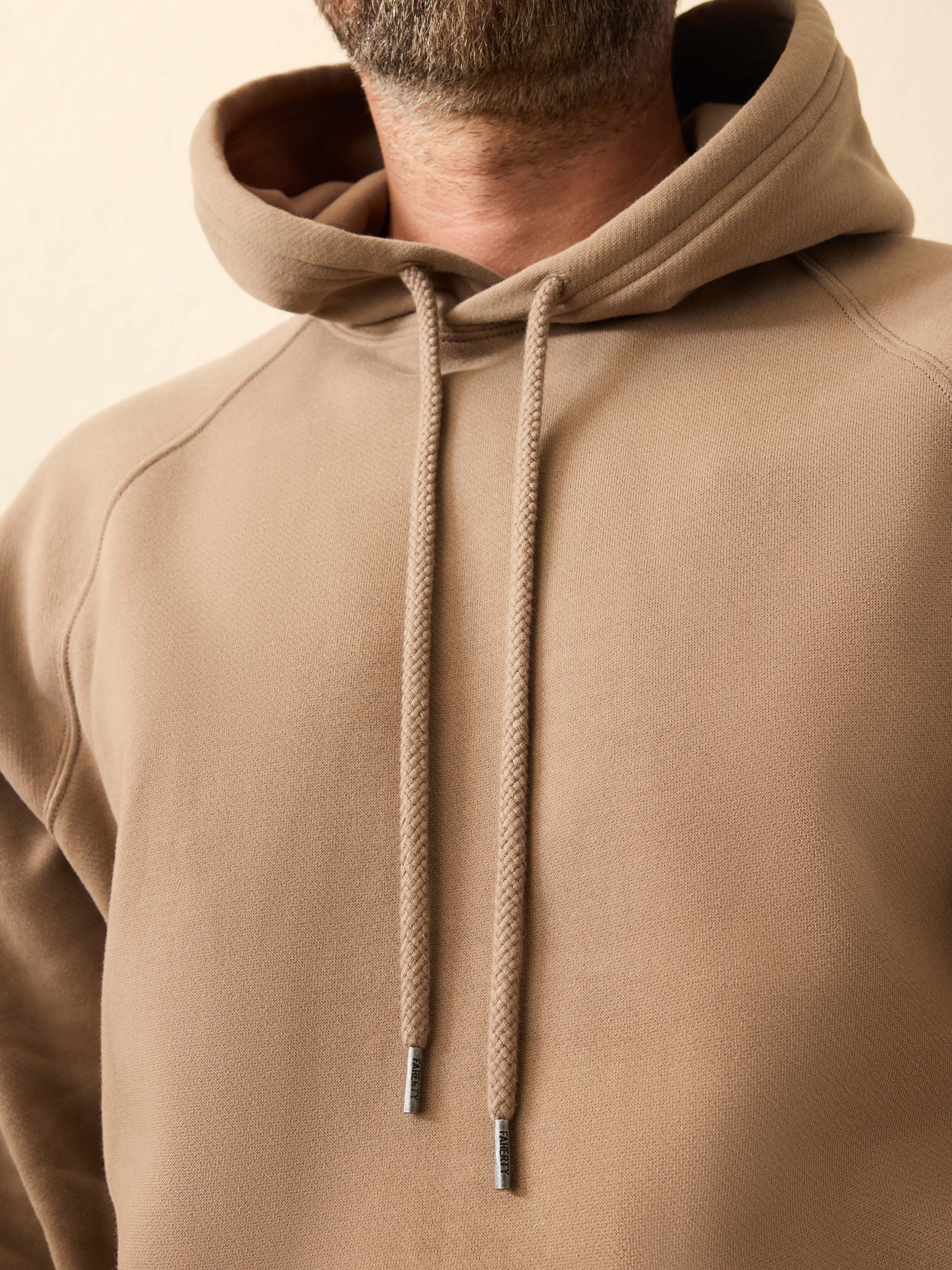 High Standard Fleece Hoodie - Walnut Branch | Faherty Brand