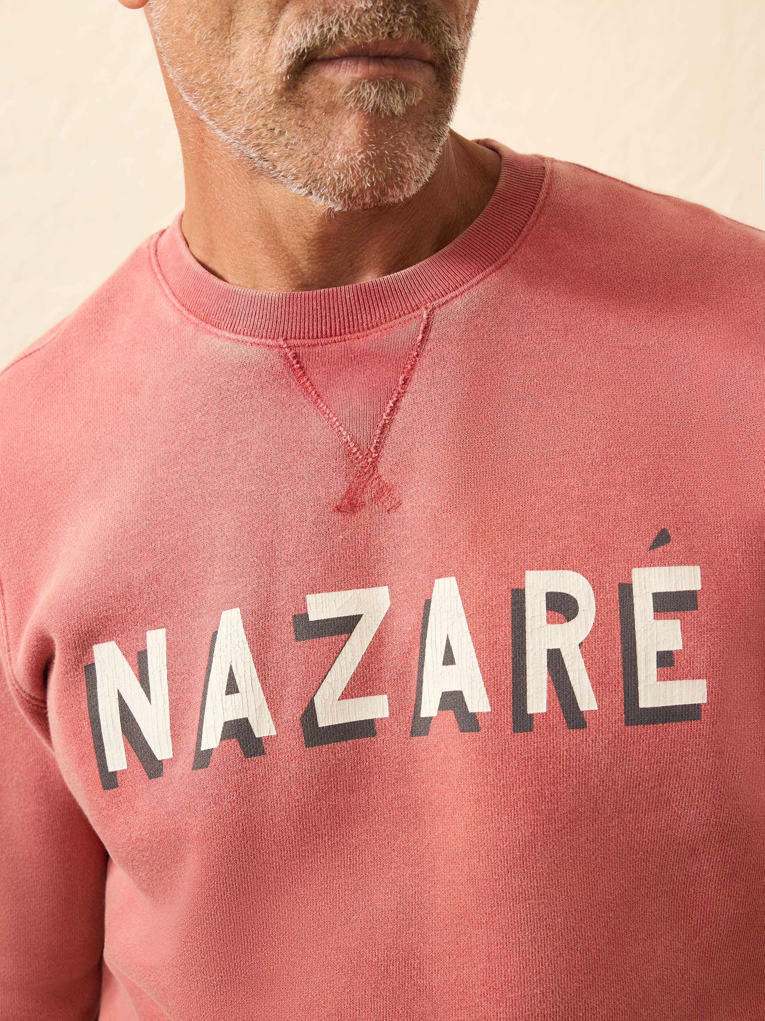 Winter Swell Crewneck Sweatshirt - Lighthouse Red | Faherty Brand