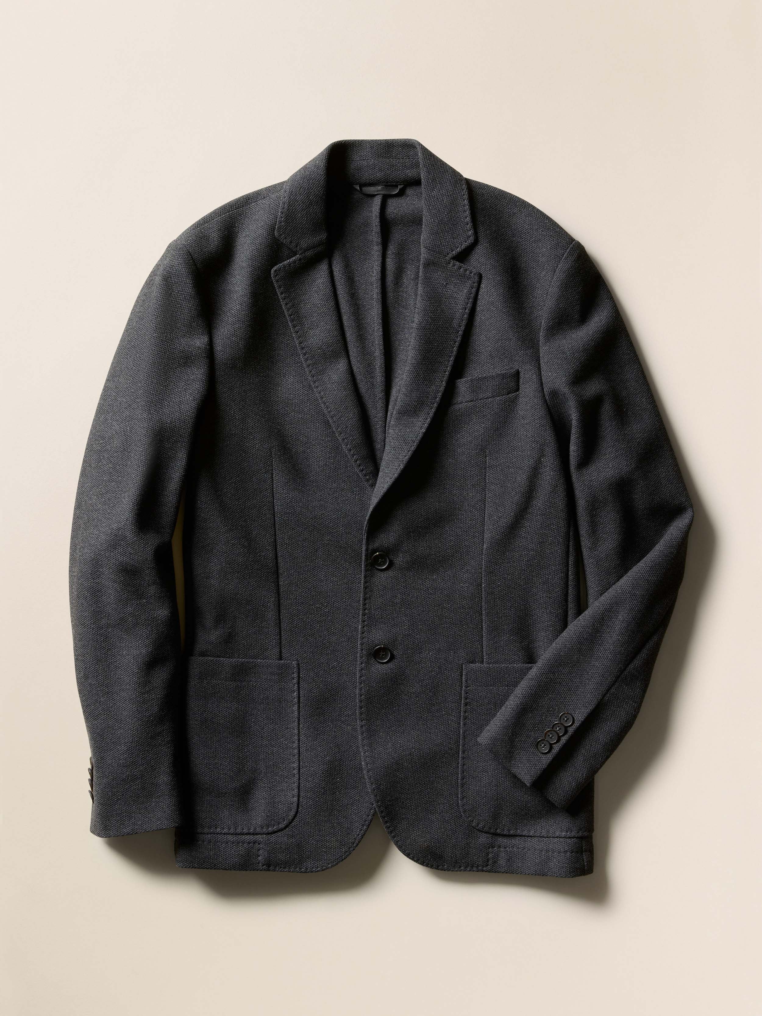 Knit Blazer - Charcoal Cliff | Faherty Brand