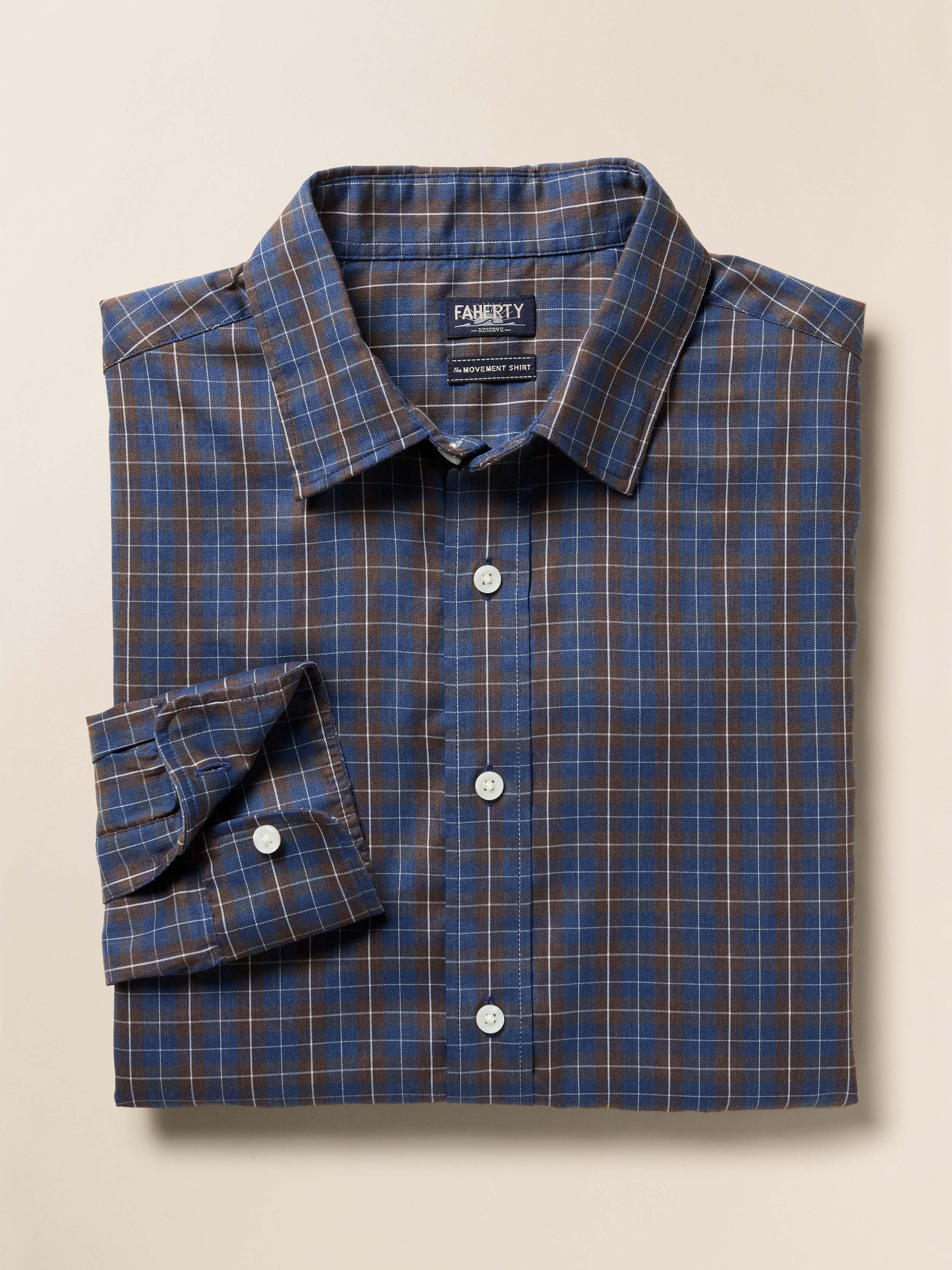 The Movement™ Shirt - Blue Oak Plaid | Faherty Brand