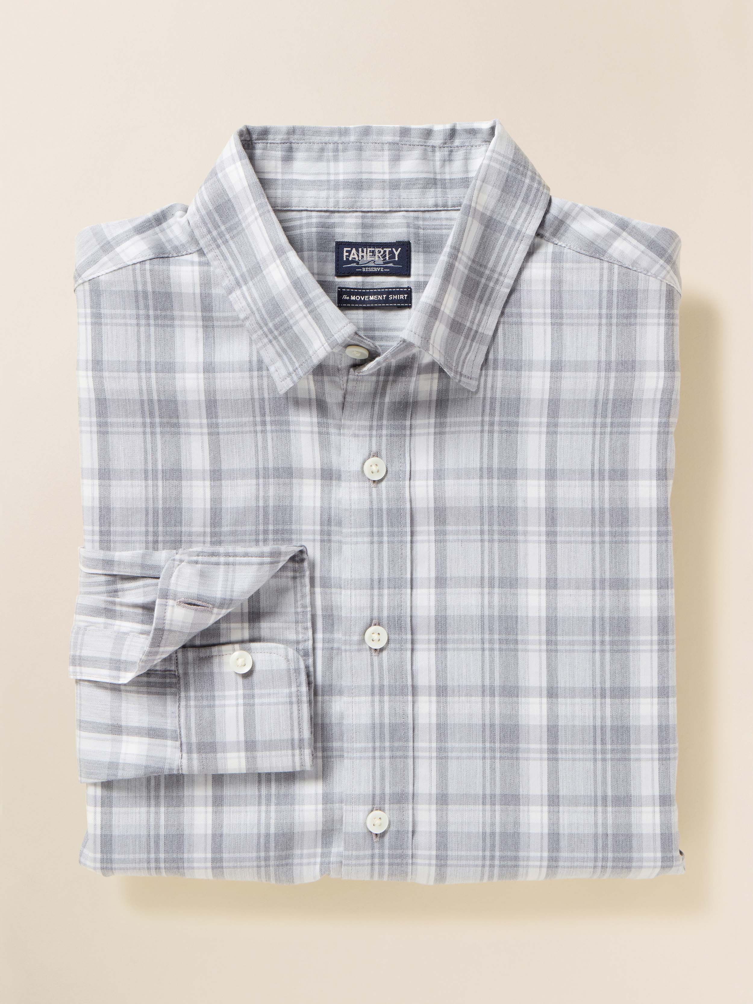 The Movement™ Shirt - Grey Falls Plaid | Faherty Brand