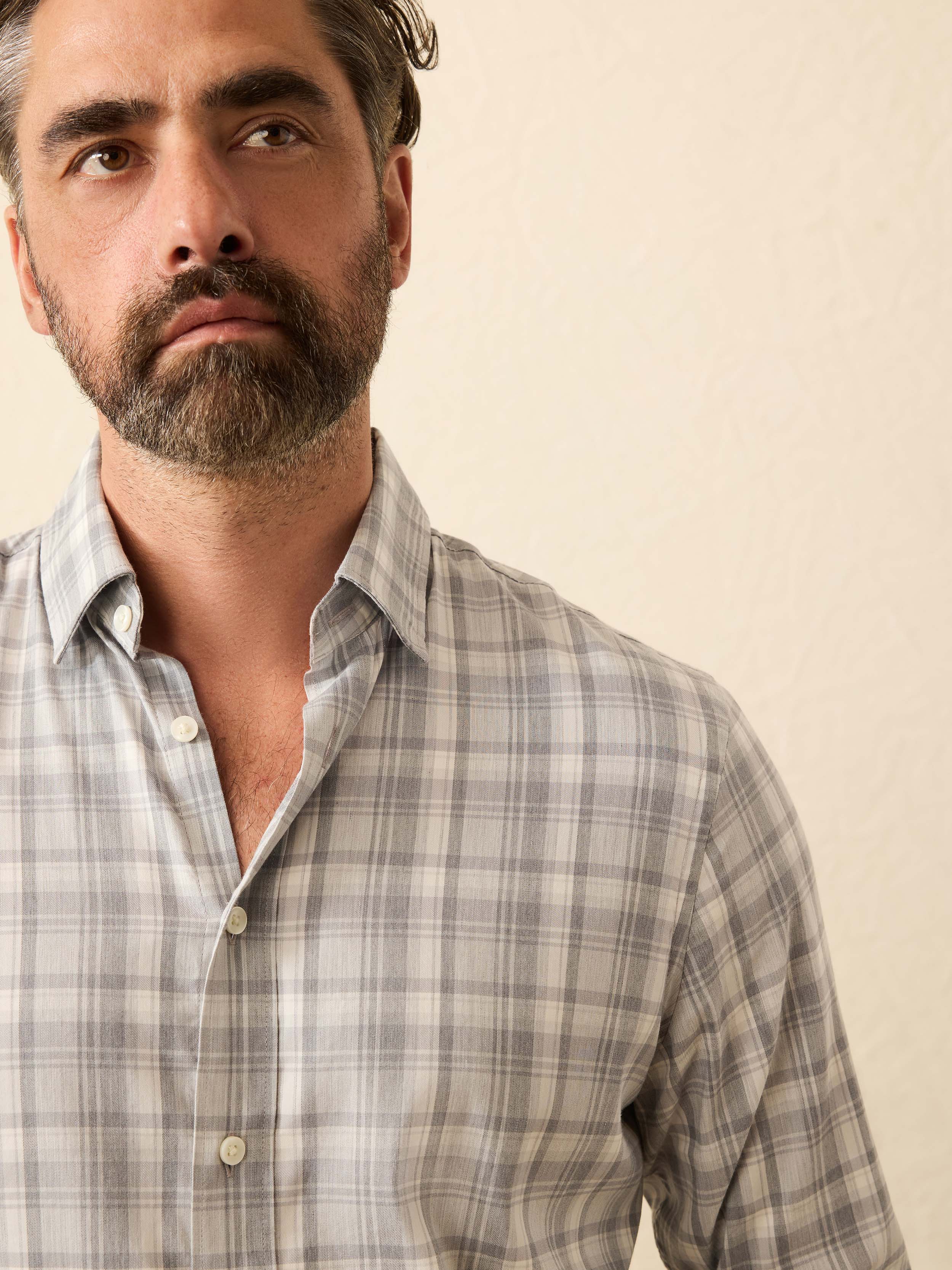 The Movement™ Shirt - Grey Falls Plaid | Faherty Brand