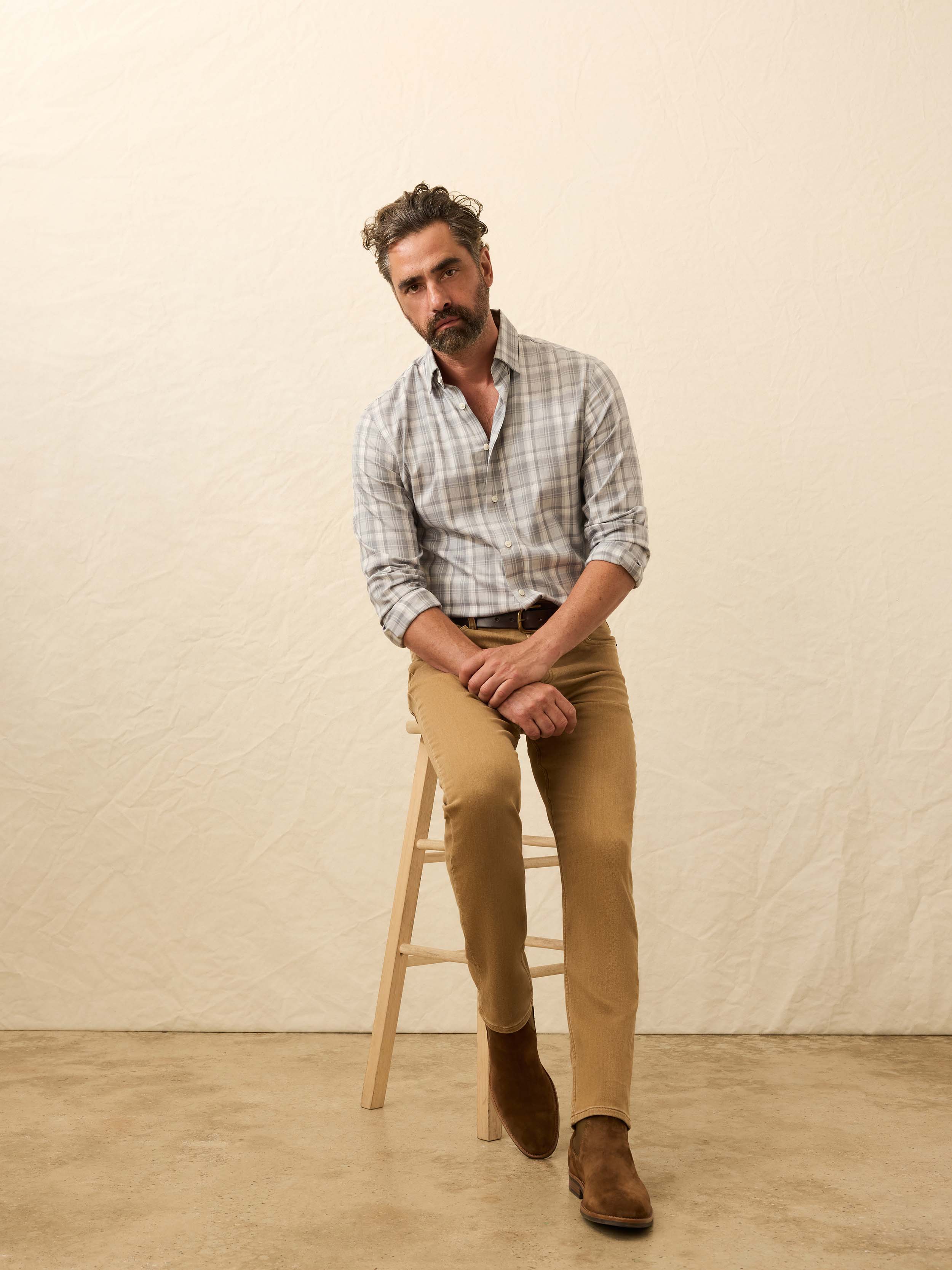 The Movement™ Shirt - Grey Falls Plaid | Faherty Brand